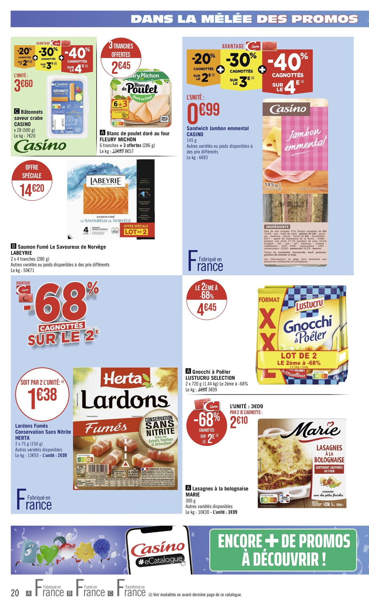 Catalogue DANS LA MÊLÉE DES PROMOS, page 00020