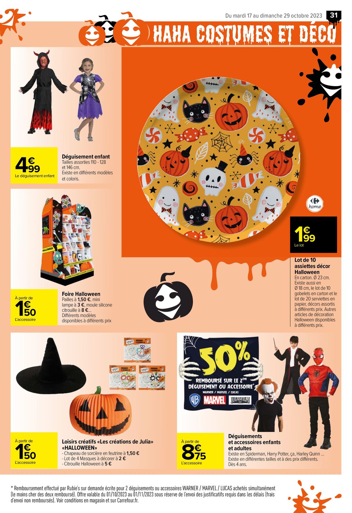 Catalogue Ha Ha Halloween, des prix affreusement ridicules, page 00033
