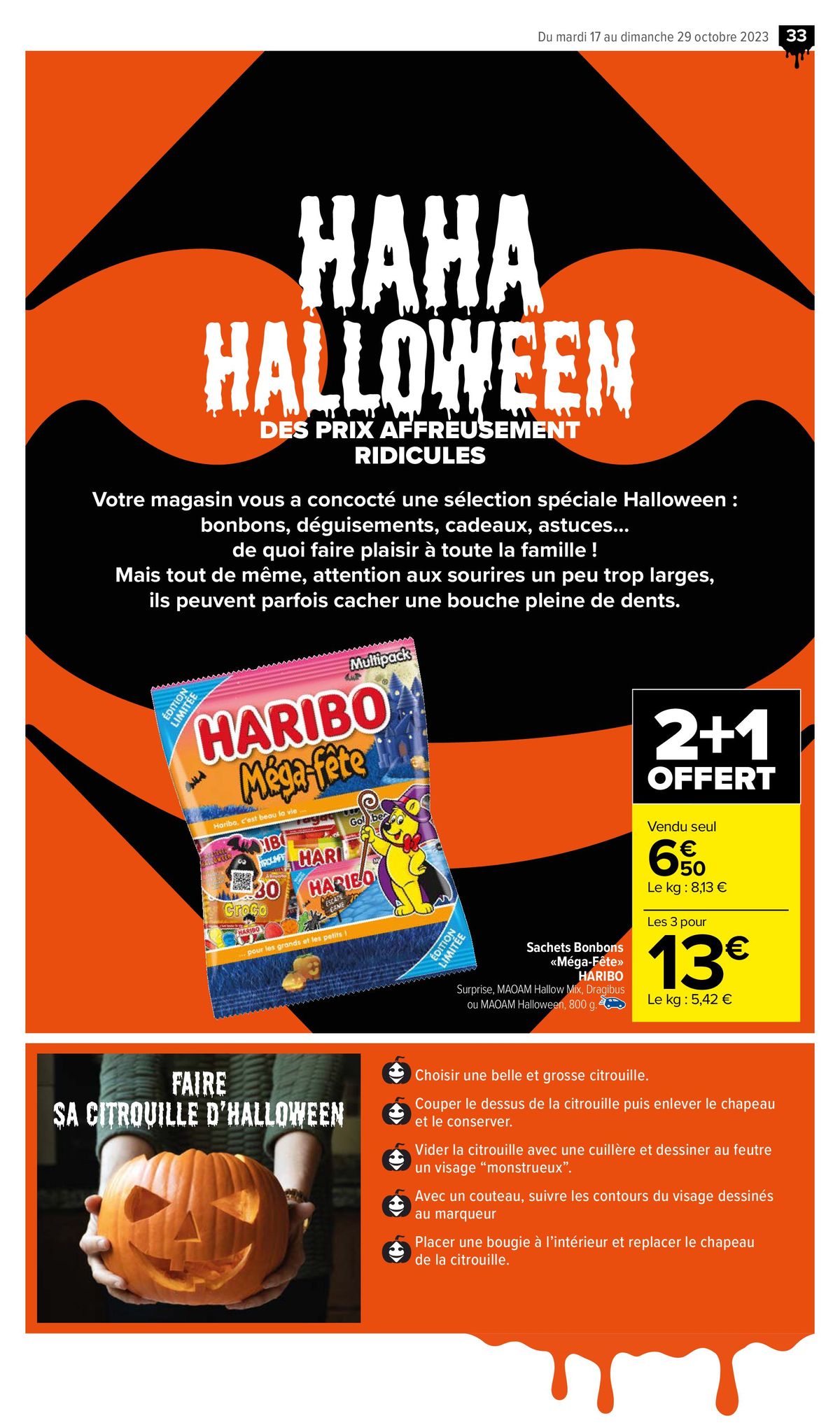 Catalogue Ha Ha Halloween, des prix affreusement ridicules, page 00035