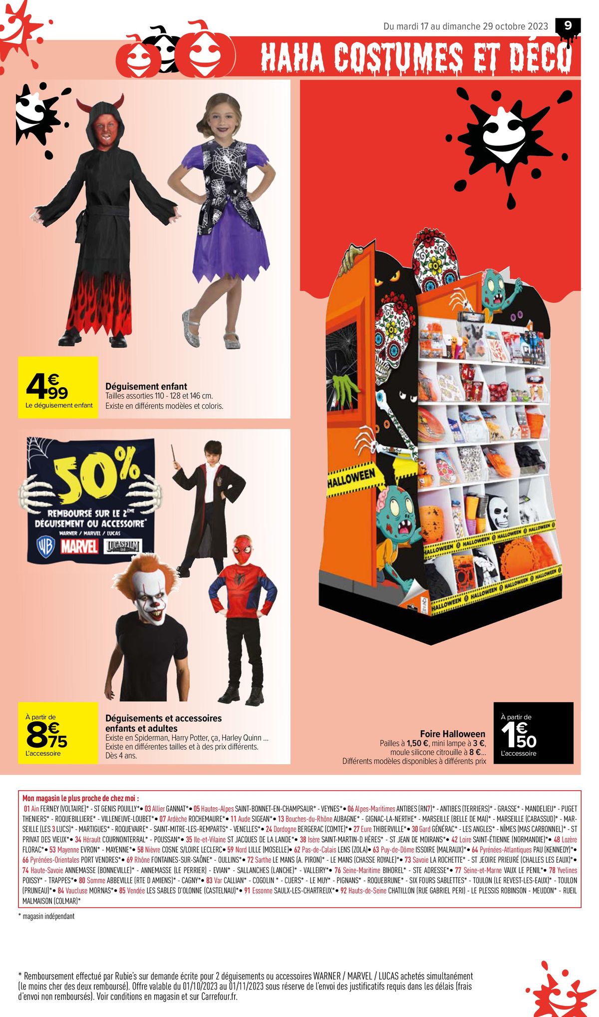 Catalogue Ha Ha Halloween, des prix affreusement ridicules, page 00011