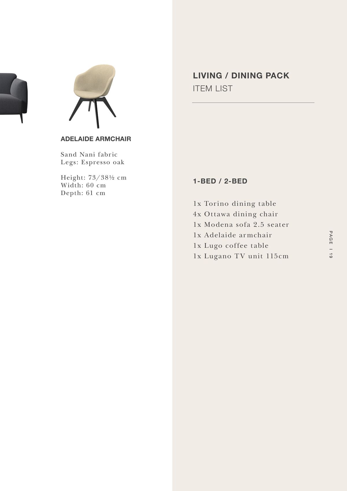 Catalogue FURNITURE PACKAGES, page 00019