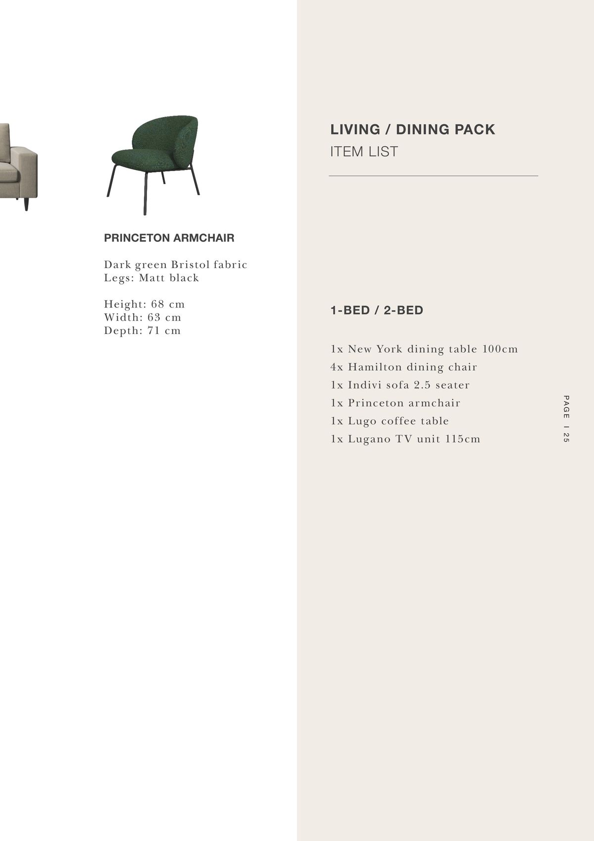 Catalogue FURNITURE PACKAGES, page 00025