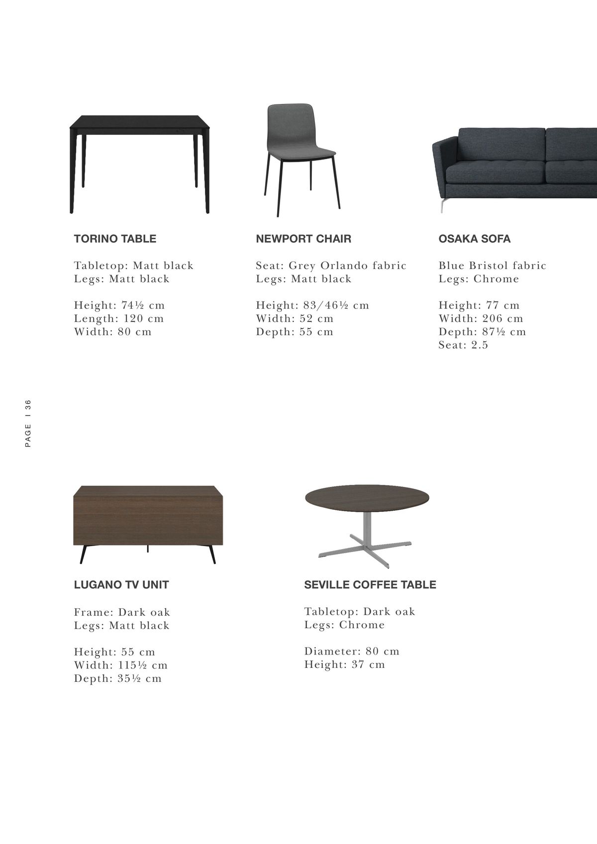 Catalogue FURNITURE PACKAGES, page 00036