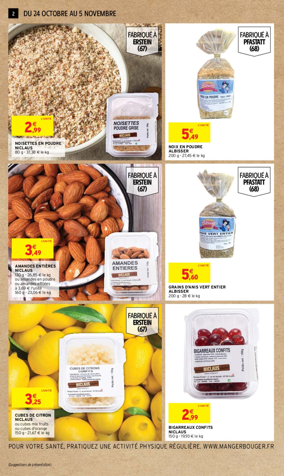 Catalogue FRUITS SECS ET PLATS GOURMANDS, page 00002