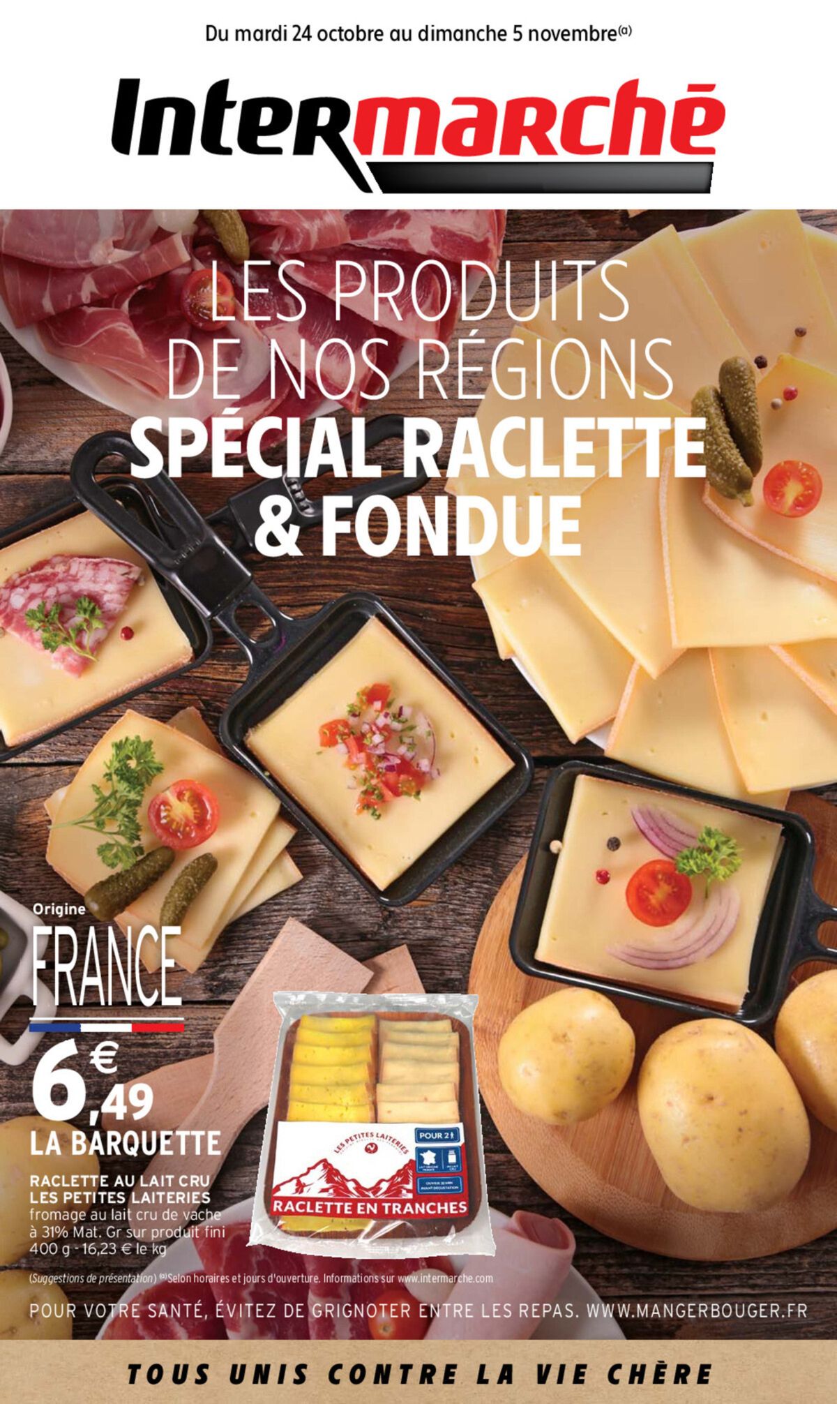 Catalogue LES PRODUITS DE NOS REGIONS SPECIAL RACLETTE & FONDUE, page 00001