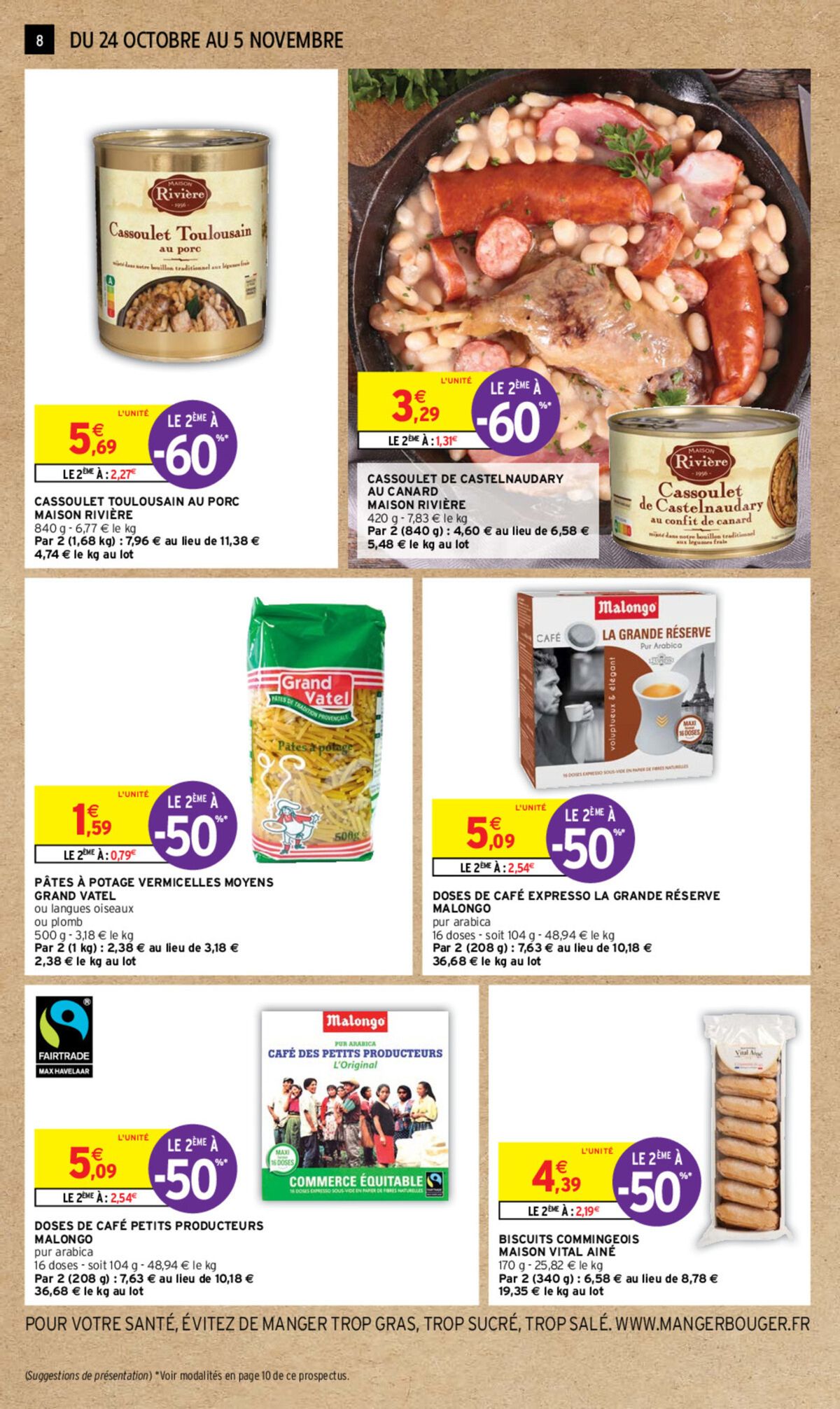 Catalogue LES PRODUITS DE NOS REGIONS SPECIAL RACLETTE & FONDUE, page 00008