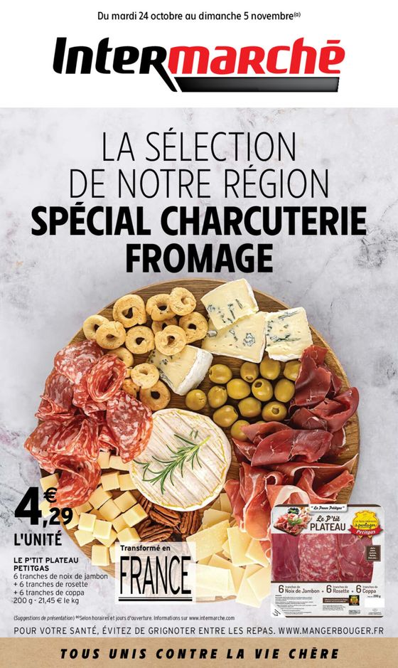 LA SÉLECTION DE NOTRE RÉGION SPÉCIAL CHARCUTERIE FROMAGE