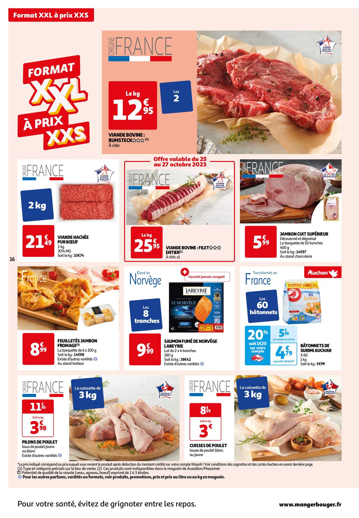 Catalogue 25 jours Auchan : à vos marques, prêts, promos !, page 00016