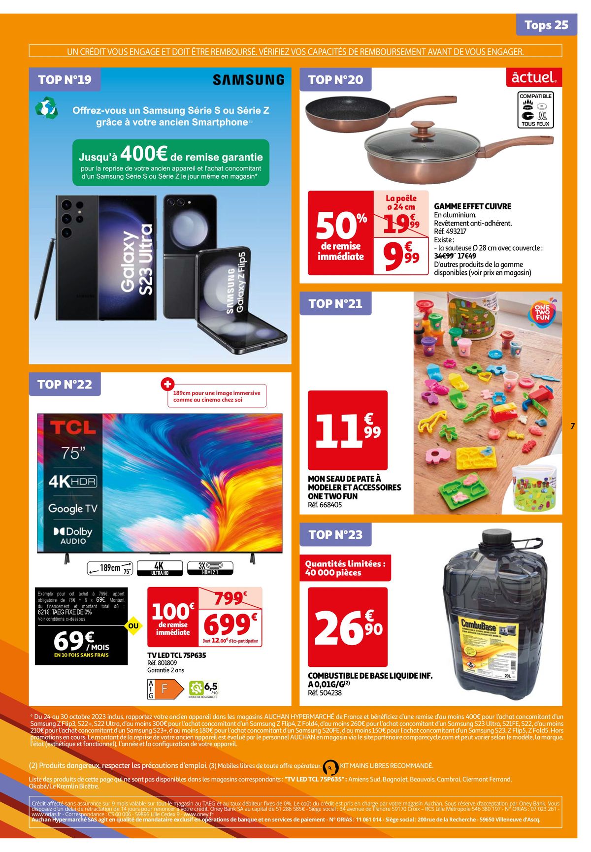 Catalogue 25 jours Auchan : à vos marques, prêts, promos !, page 00007