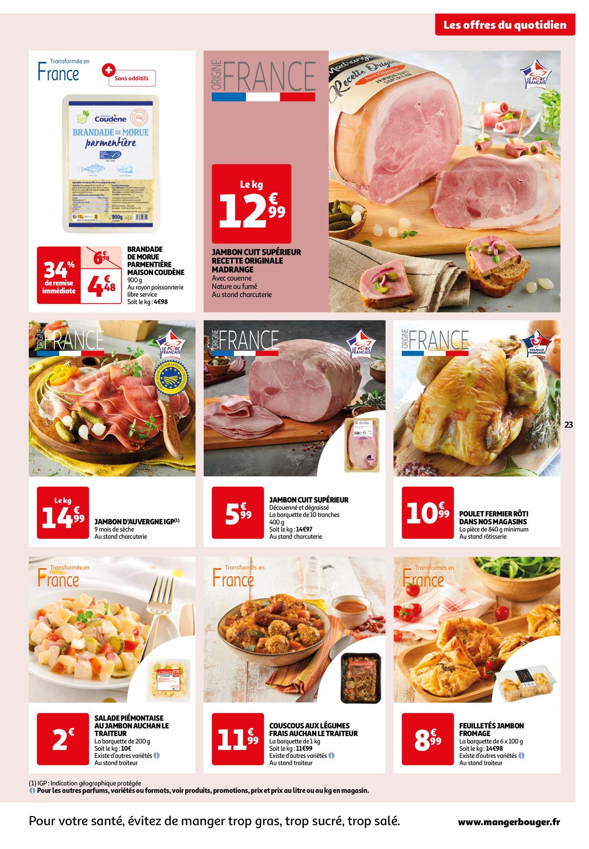 Catalogue 25 jours Auchan : à vos marques, prêts, promos !, page 00023