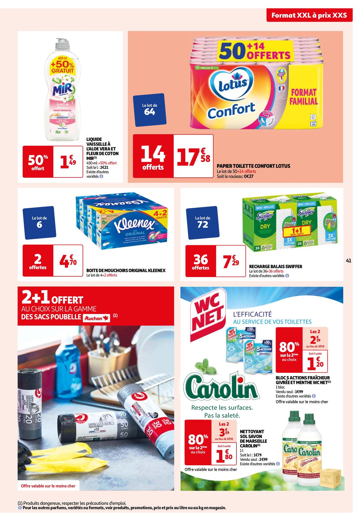 Catalogue 25 jours Auchan : à vos marques, prêts, promos !, page 00041