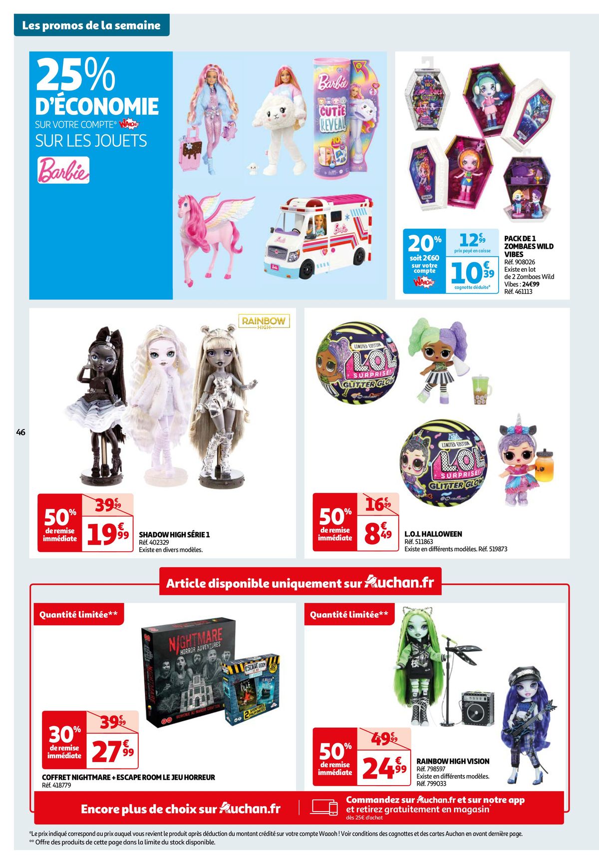 Catalogue 25 jours Auchan : à vos marques, prêts, promos !, page 00046