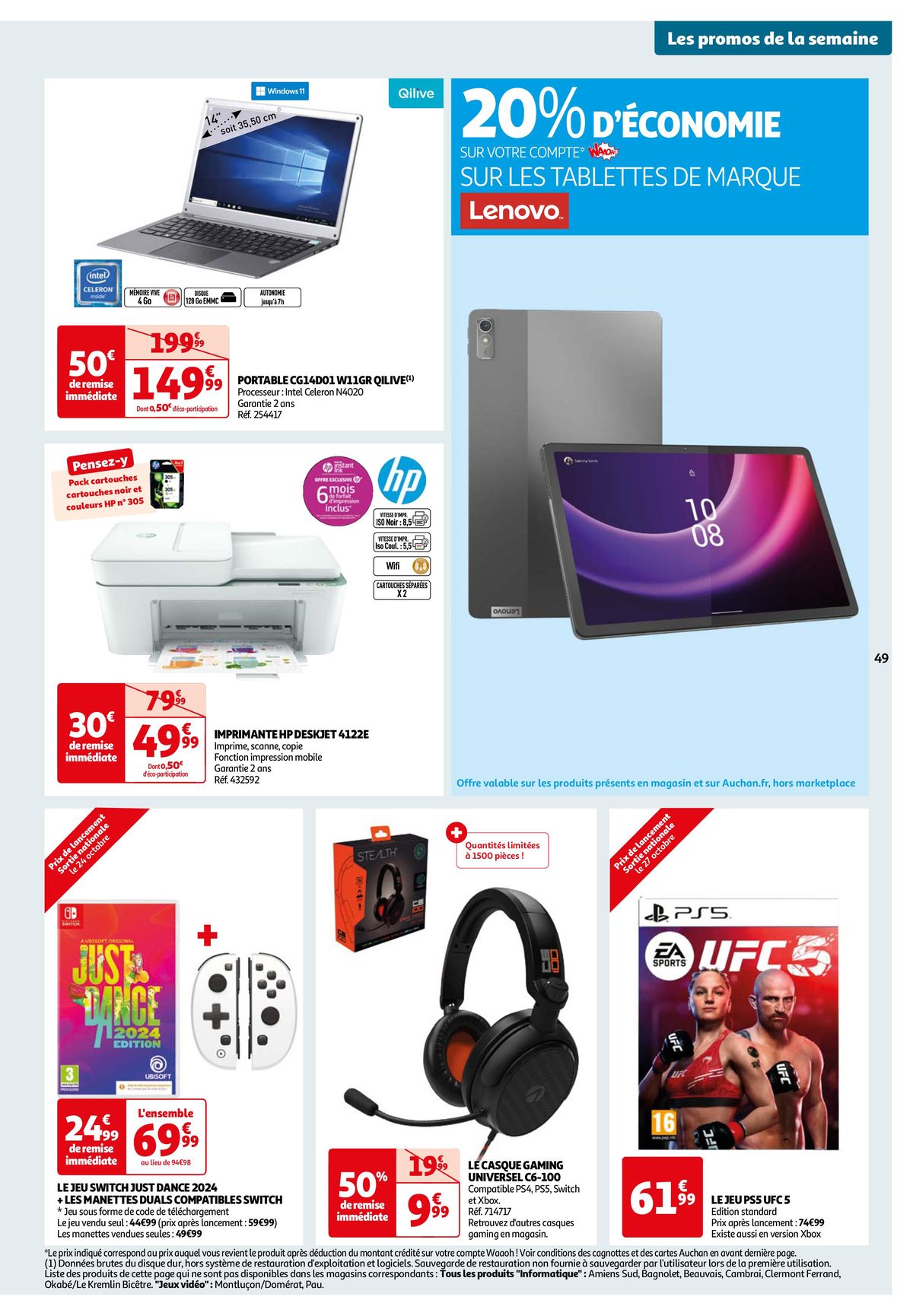 Catalogue 25 jours Auchan : à vos marques, prêts, promos !, page 00049