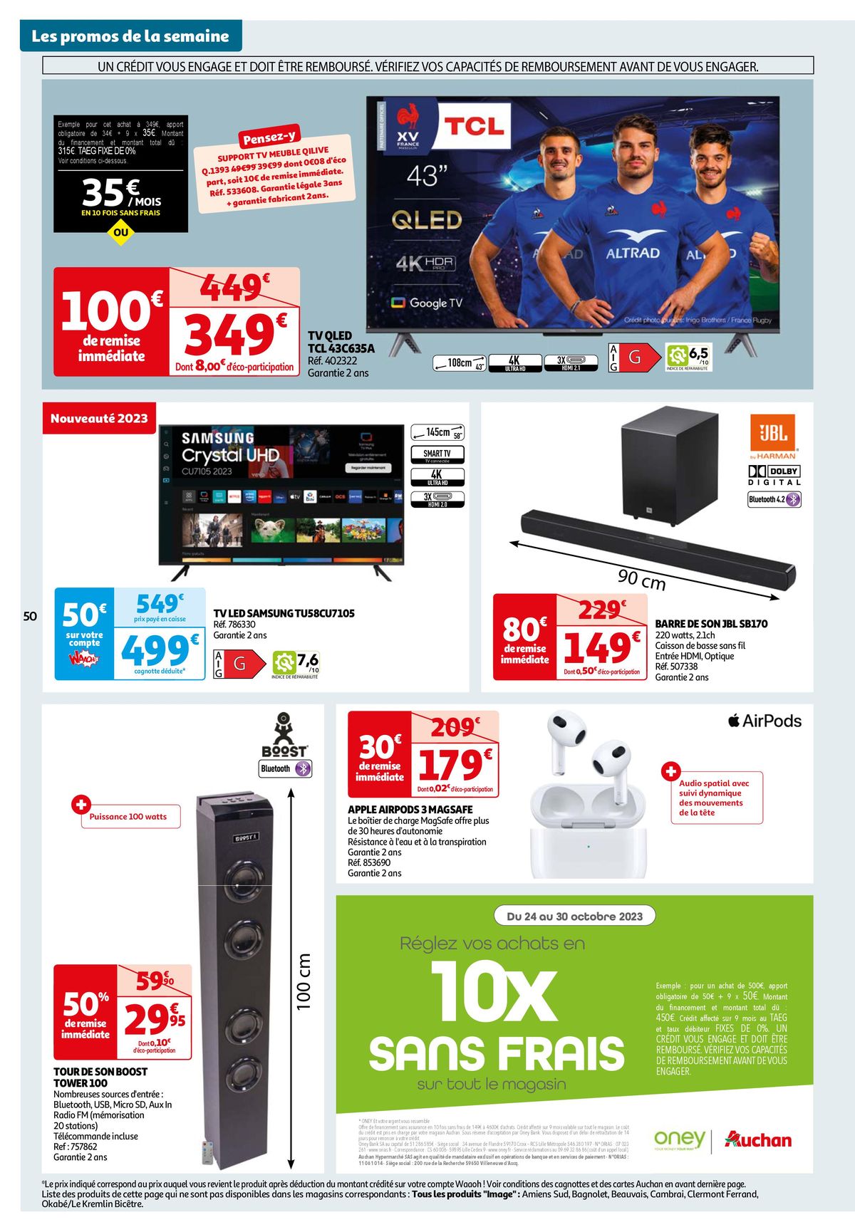 Catalogue 25 jours Auchan : à vos marques, prêts, promos !, page 00050