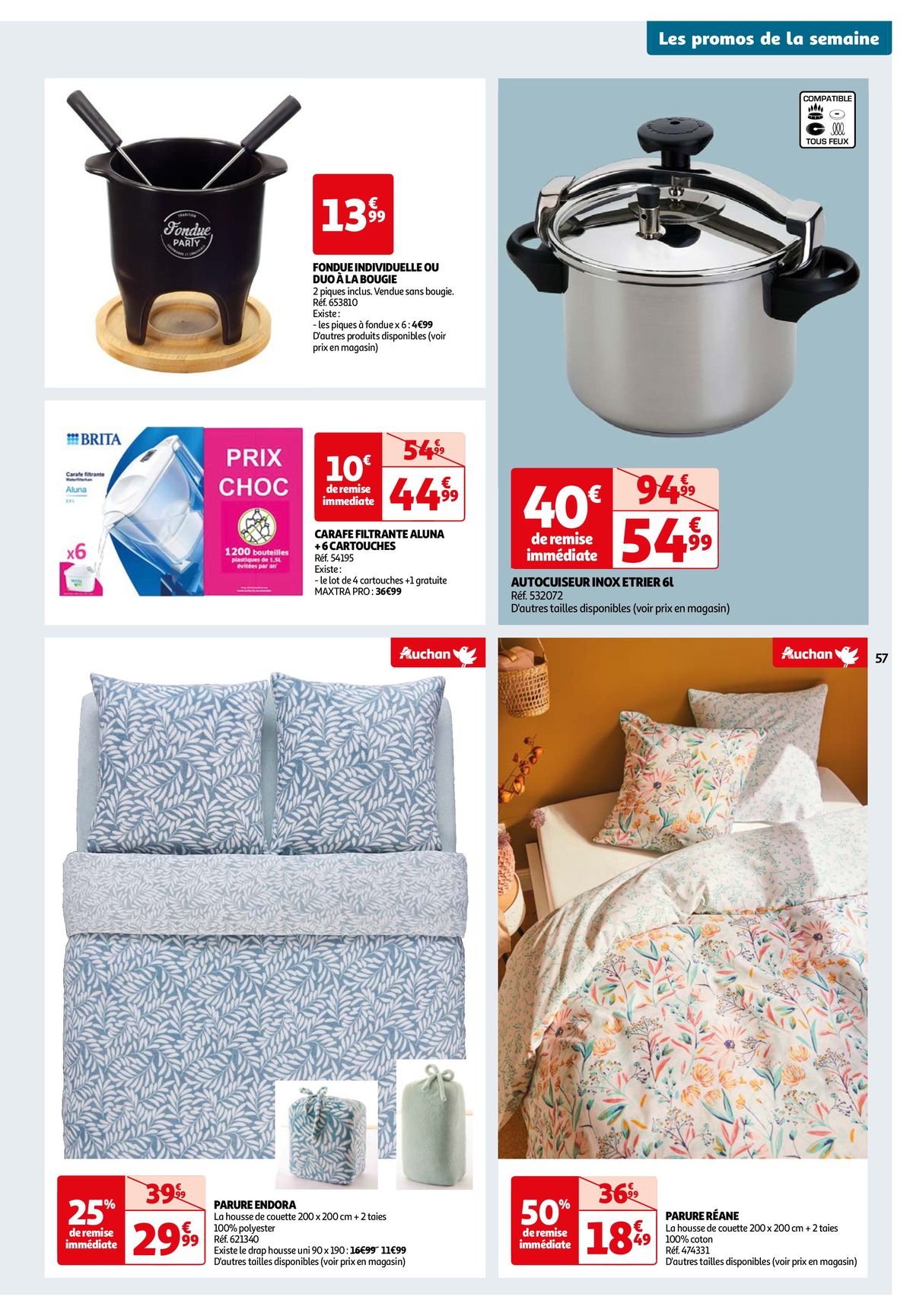 Catalogue 25 jours Auchan : à vos marques, prêts, promos !, page 00057