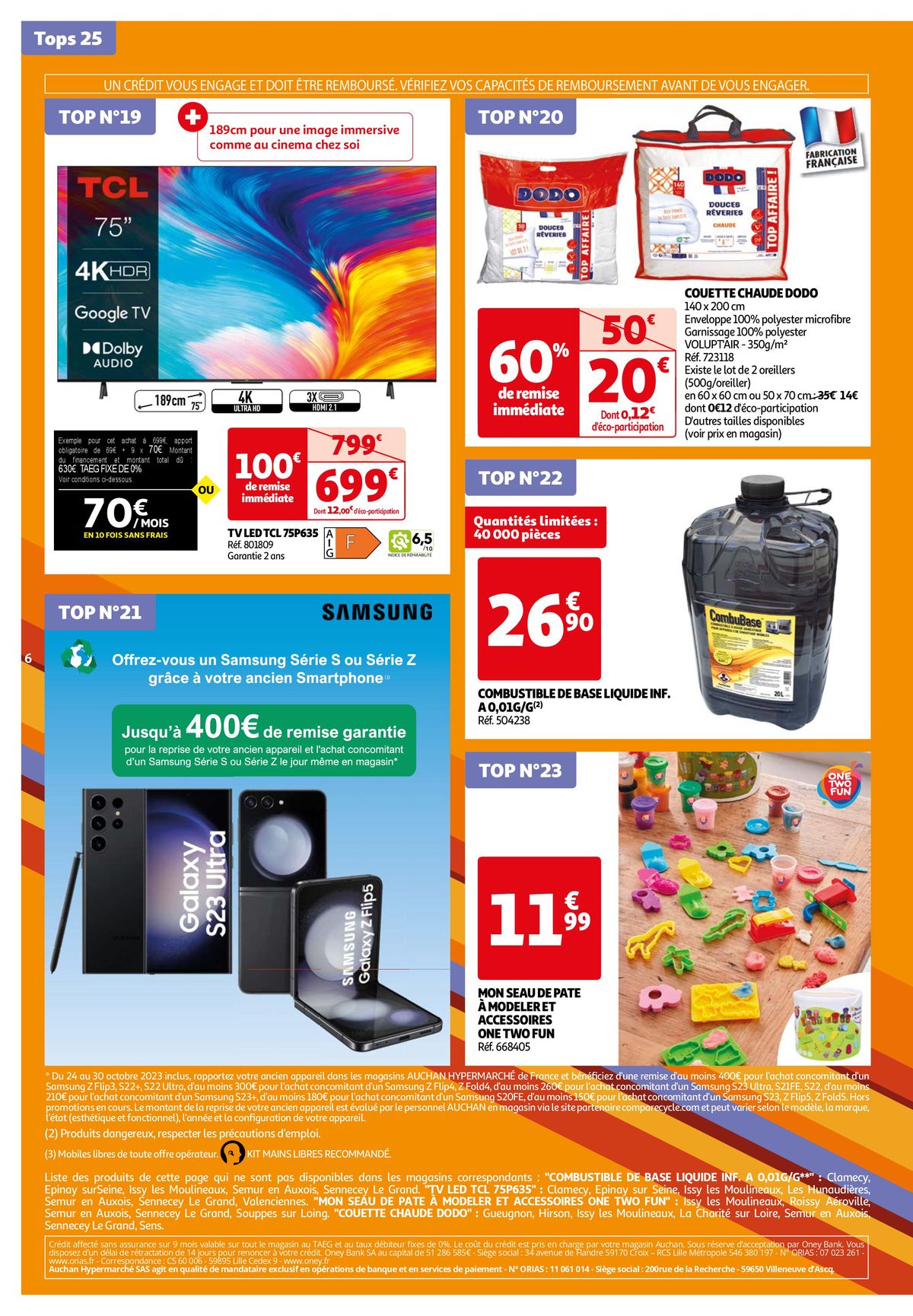 Catalogue 25 jours Auchan : à vos marques, prêts, promos !, page 00006