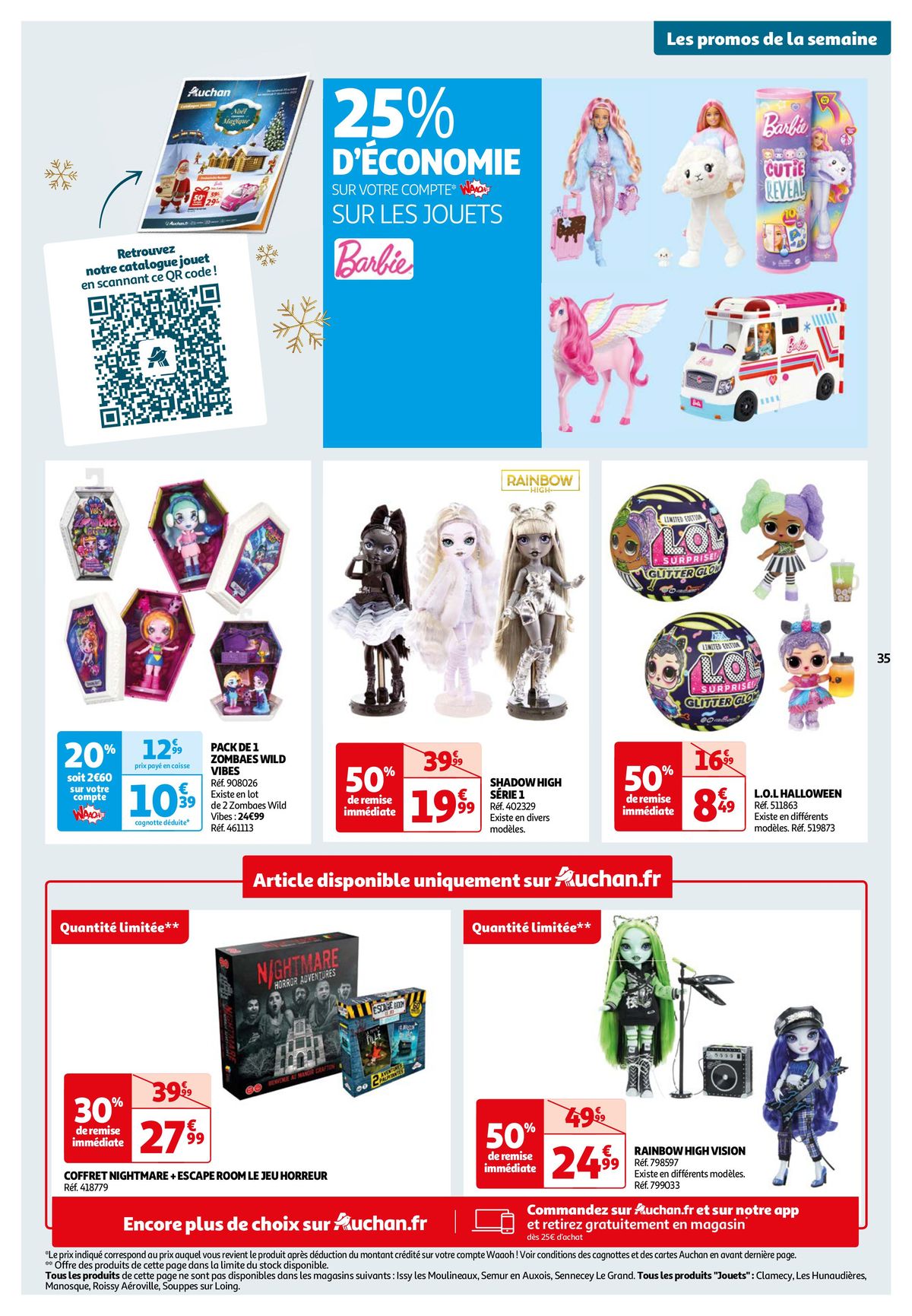 Catalogue 25 jours Auchan : à vos marques, prêts, promos !, page 00035