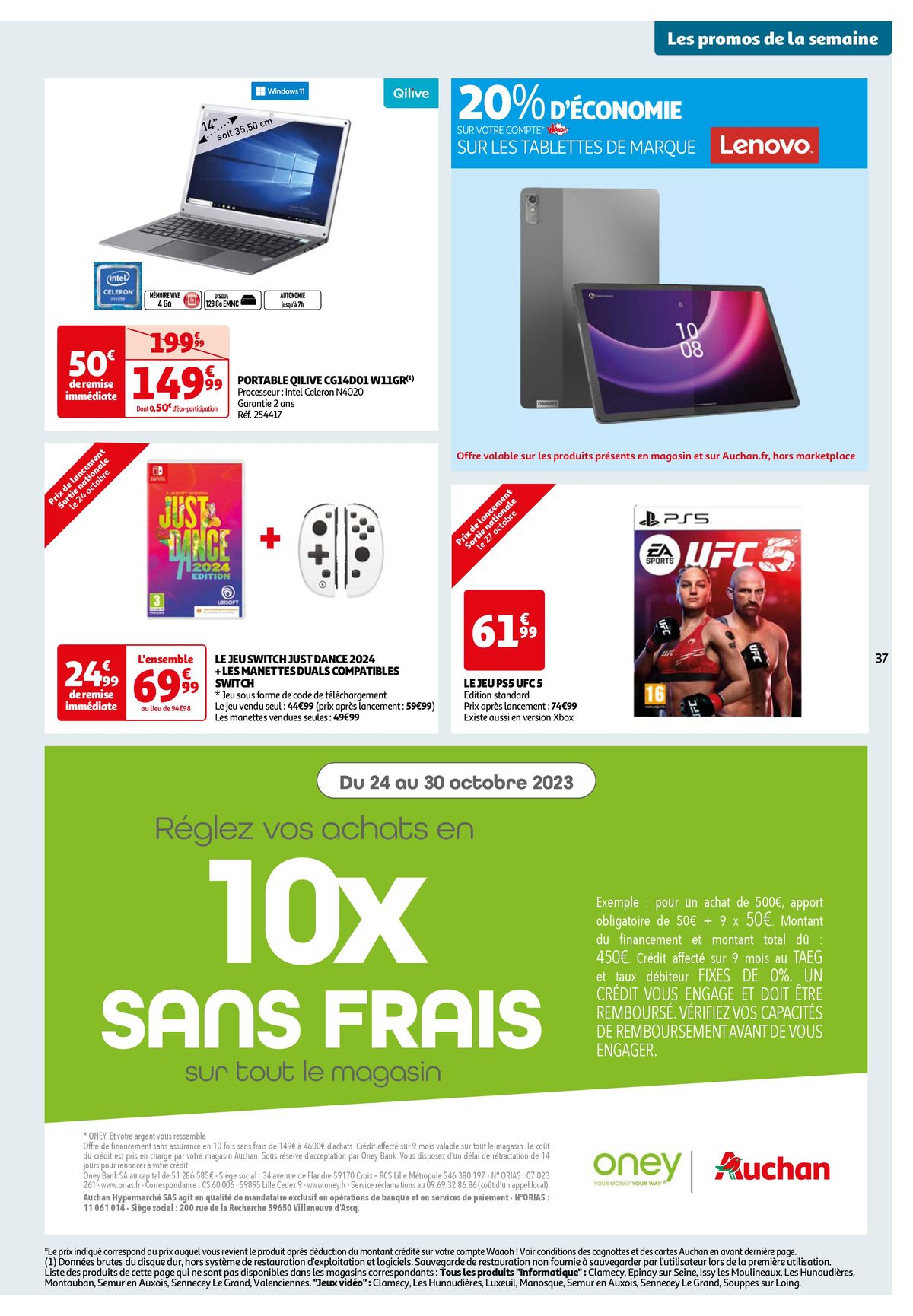 Catalogue 25 jours Auchan : à vos marques, prêts, promos !, page 00037