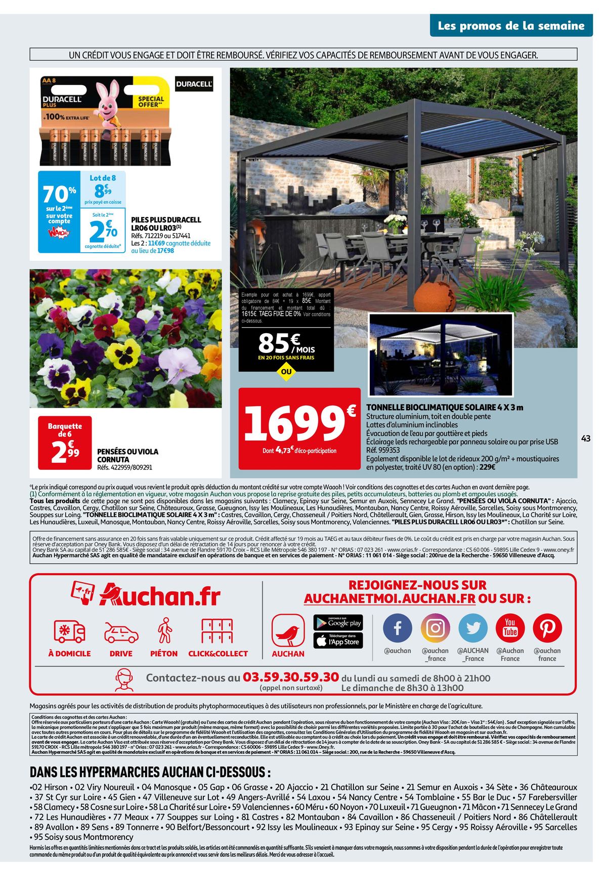 Catalogue 25 jours Auchan : à vos marques, prêts, promos !, page 00043