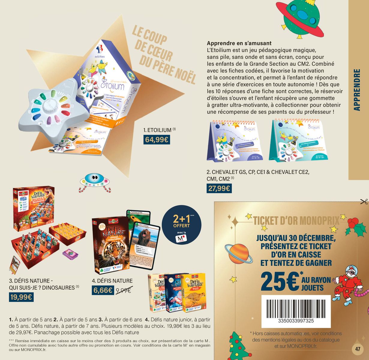 Catalogue Le voyage étoilé les jouets de Noël, page 00047