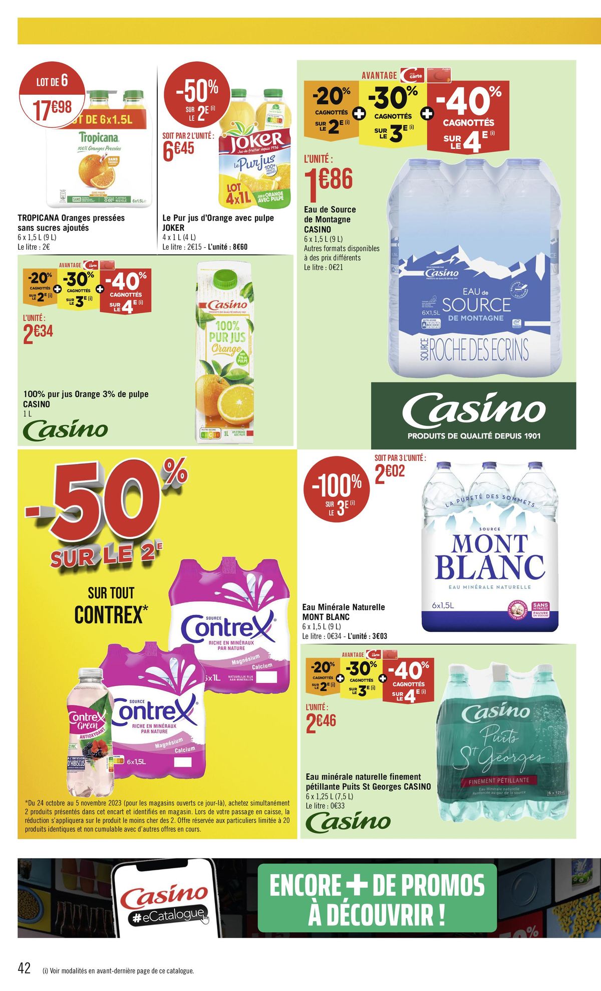 Catalogue Casino supermarché, page 00042