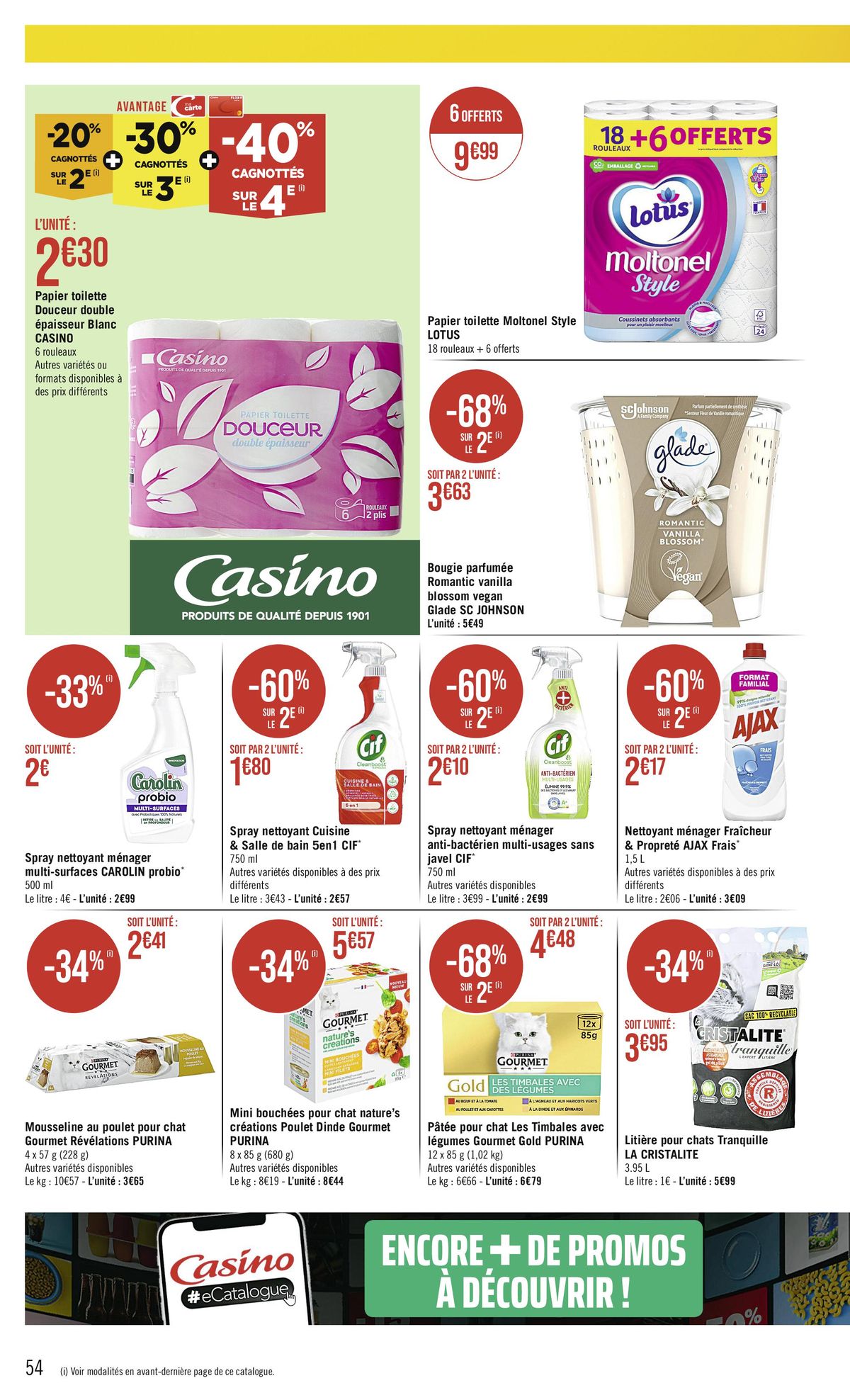 Catalogue Casino supermarché, page 00054