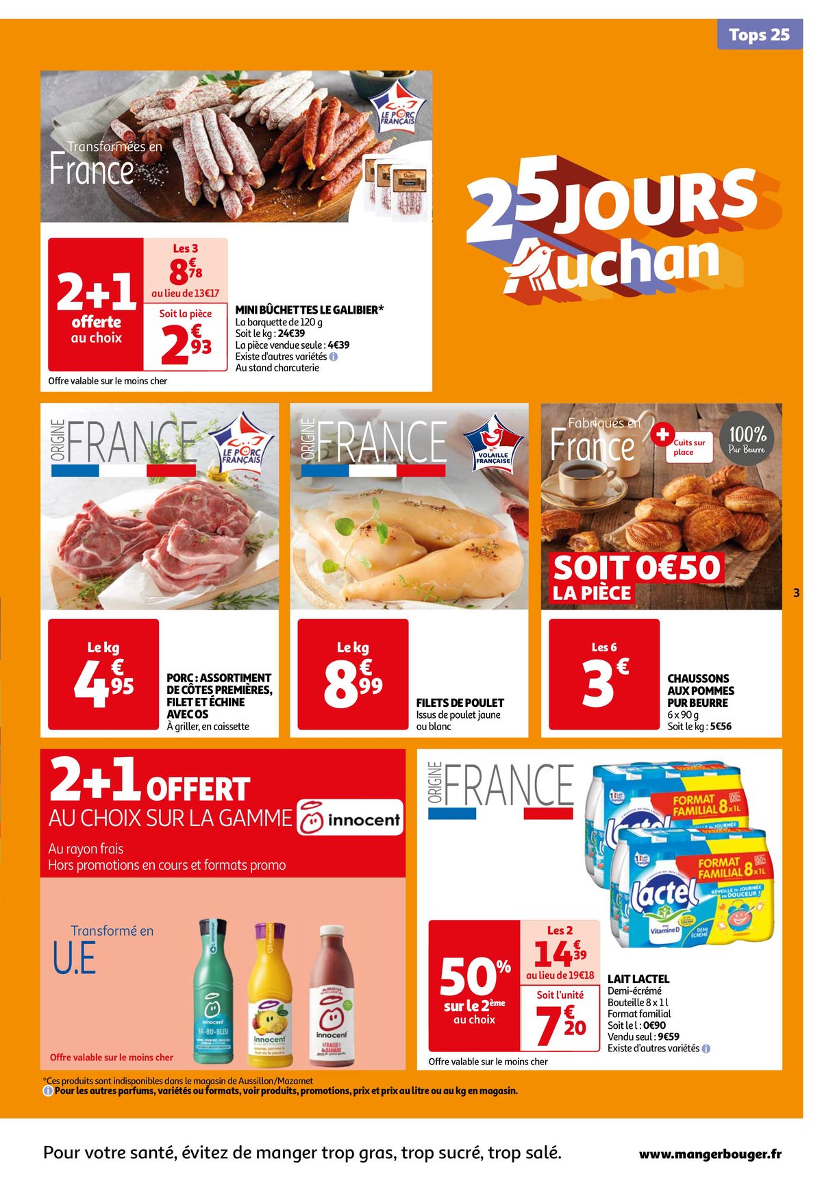 Catalogue 25 jours Auchan : à vos marques, prêts, promos !, page 00003