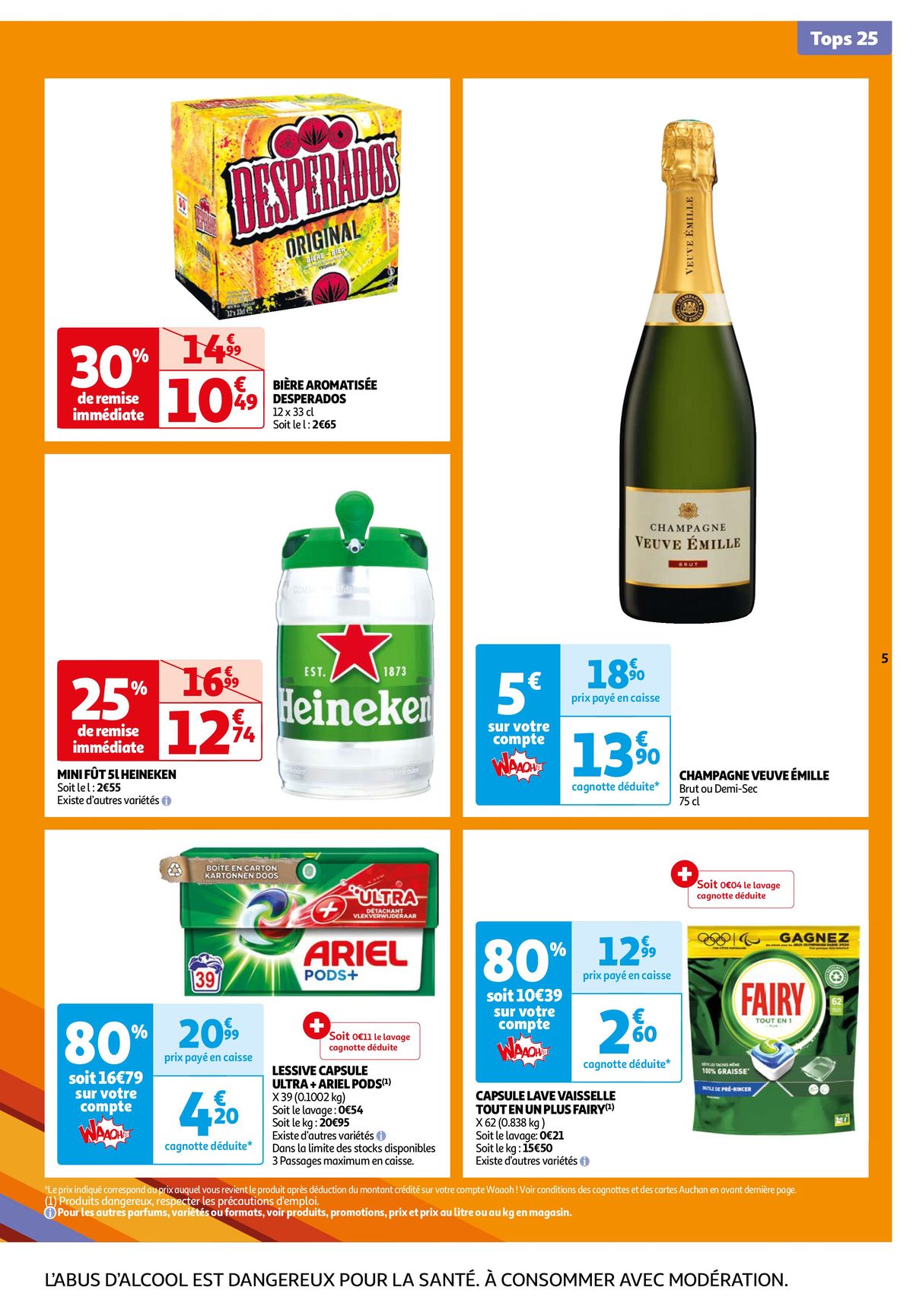 Catalogue 25 jours Auchan : à vos marques, prêts, promos !, page 00005