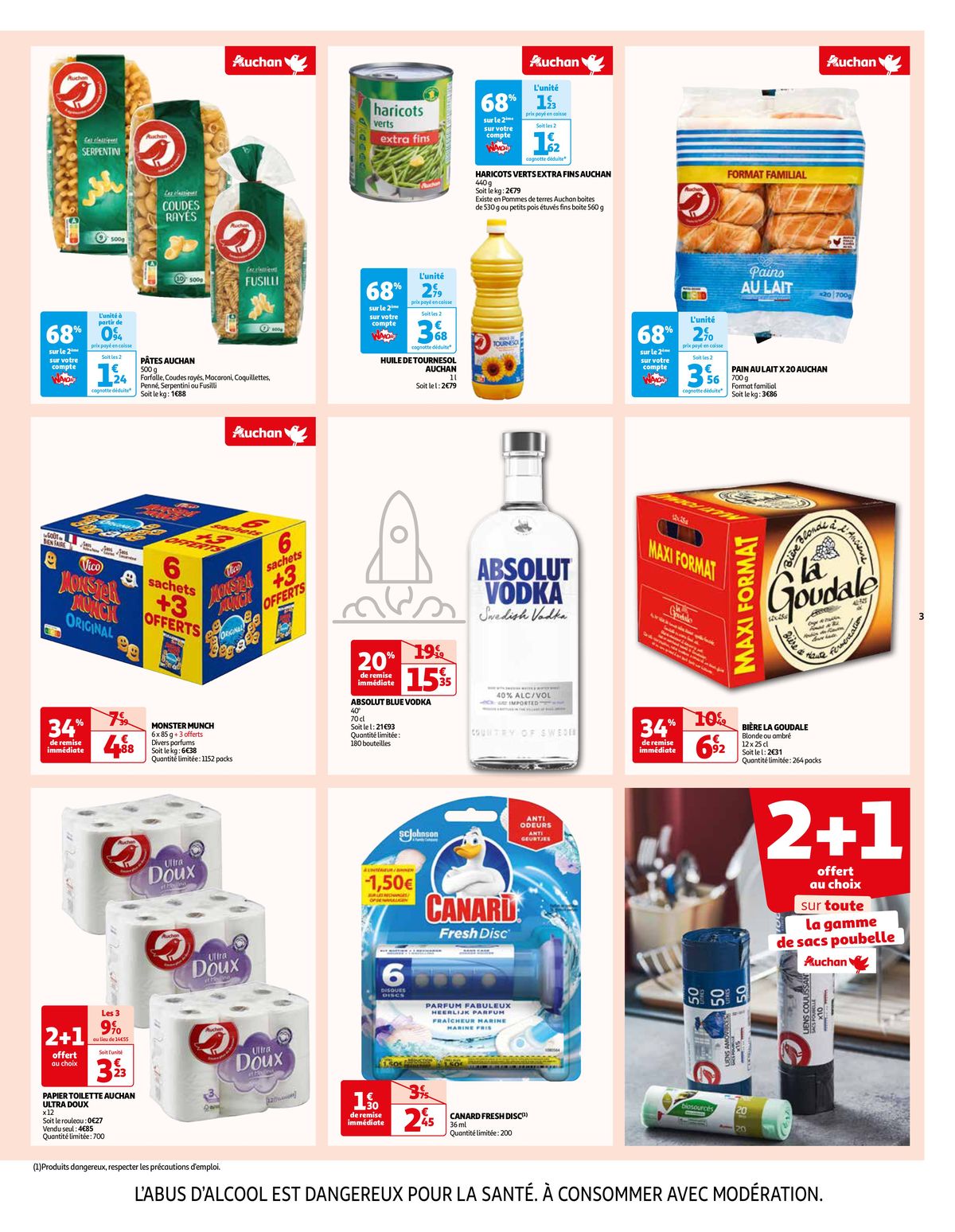 Catalogue Tract 6 jours incroyables Auchan Montivilliers, page 00003