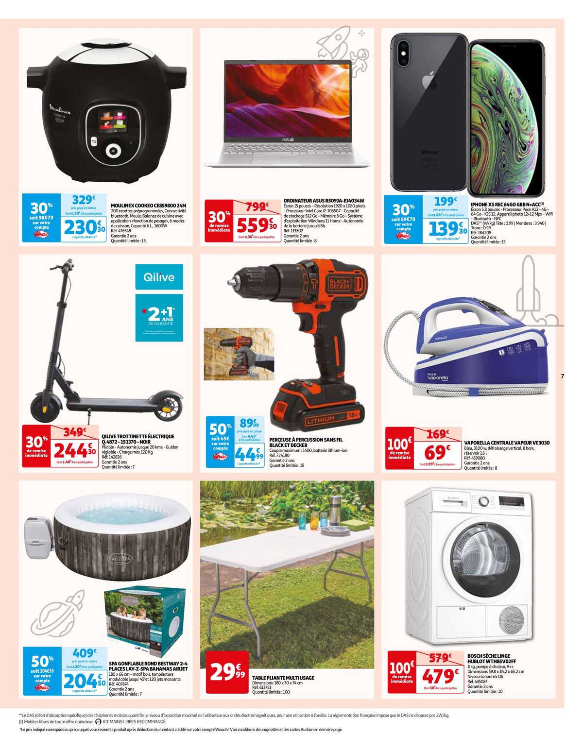 Catalogue Tract 6 jours incroyables Auchan Montivilliers, page 00007