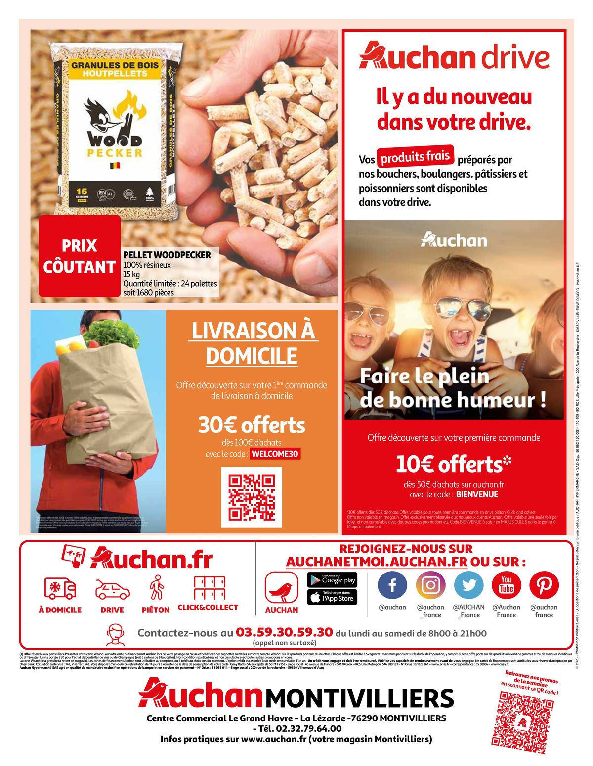 Catalogue Tract 6 jours incroyables Auchan Montivilliers, page 00008