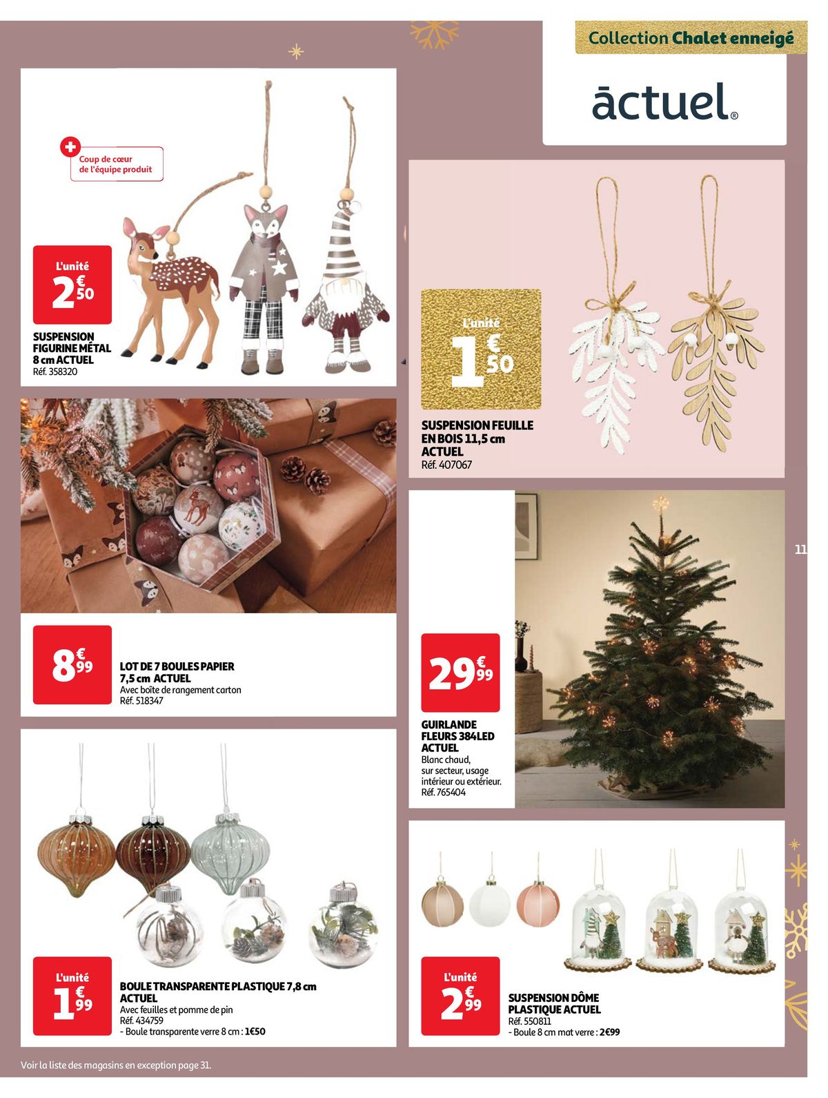 Catalogue Collection déco au coeur de Noël, page 00011