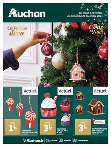 Catalogue Auchan | Collection déco au coeur de Noël | 07/11/2023 - 24/12/2023