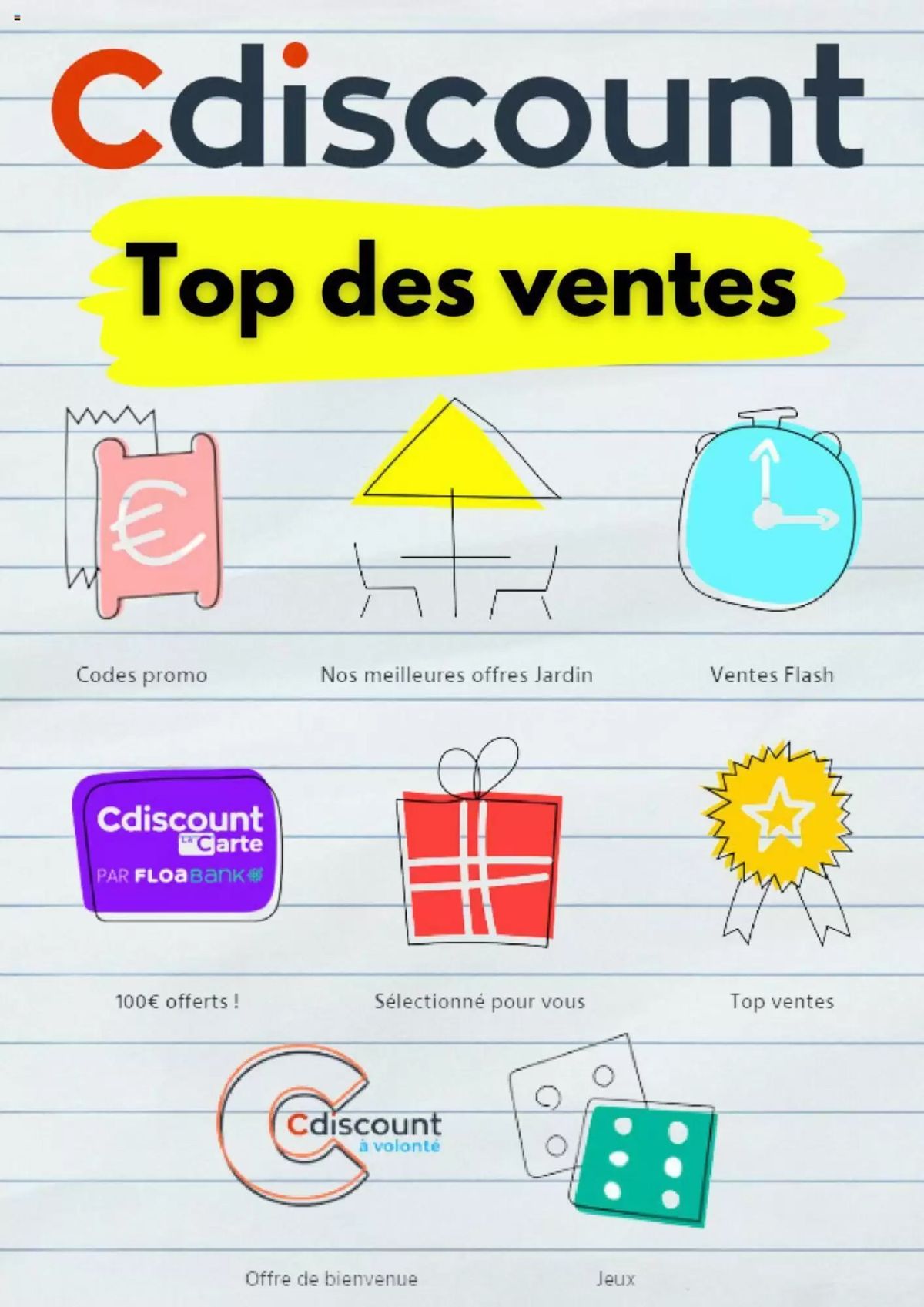 Catalogue Cdiscount Top des ventes, page 00001