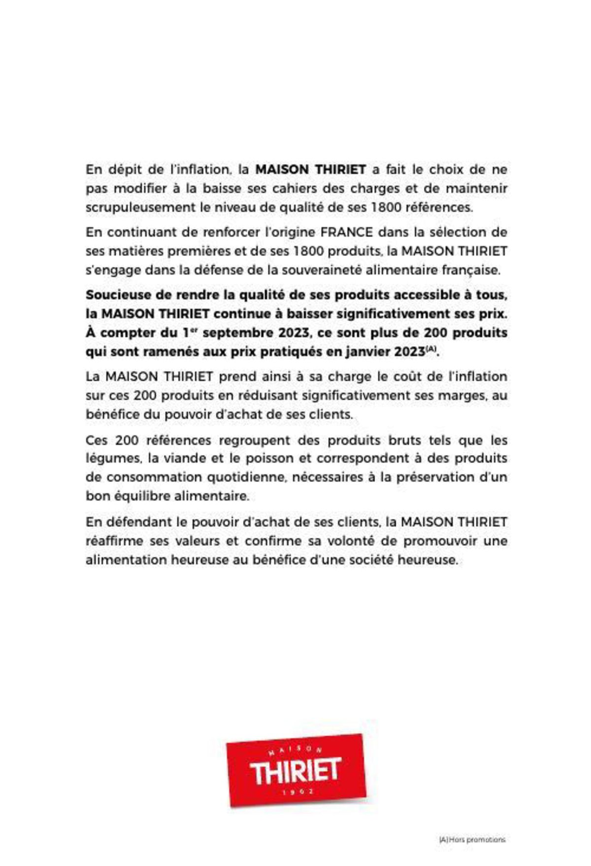 Catalogue Catalogue Maison Thiriet, page 00017
