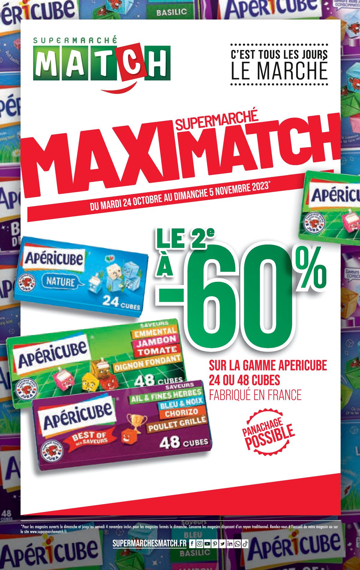 Catalogue SUPERMARCHÉ MAXI MATCH, page 00001