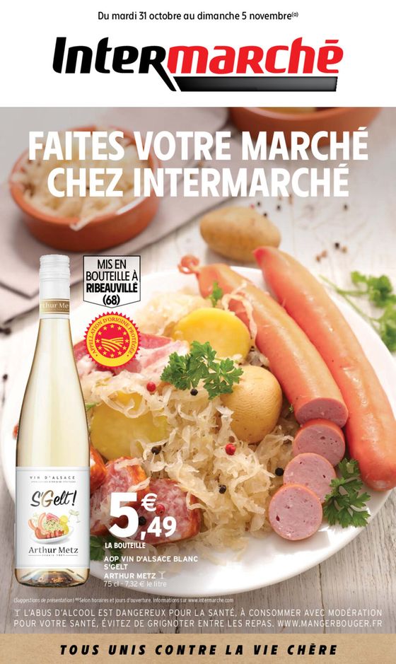 FAITES VOTRE MARCHÉ CHEZ INTERMARCHÉ