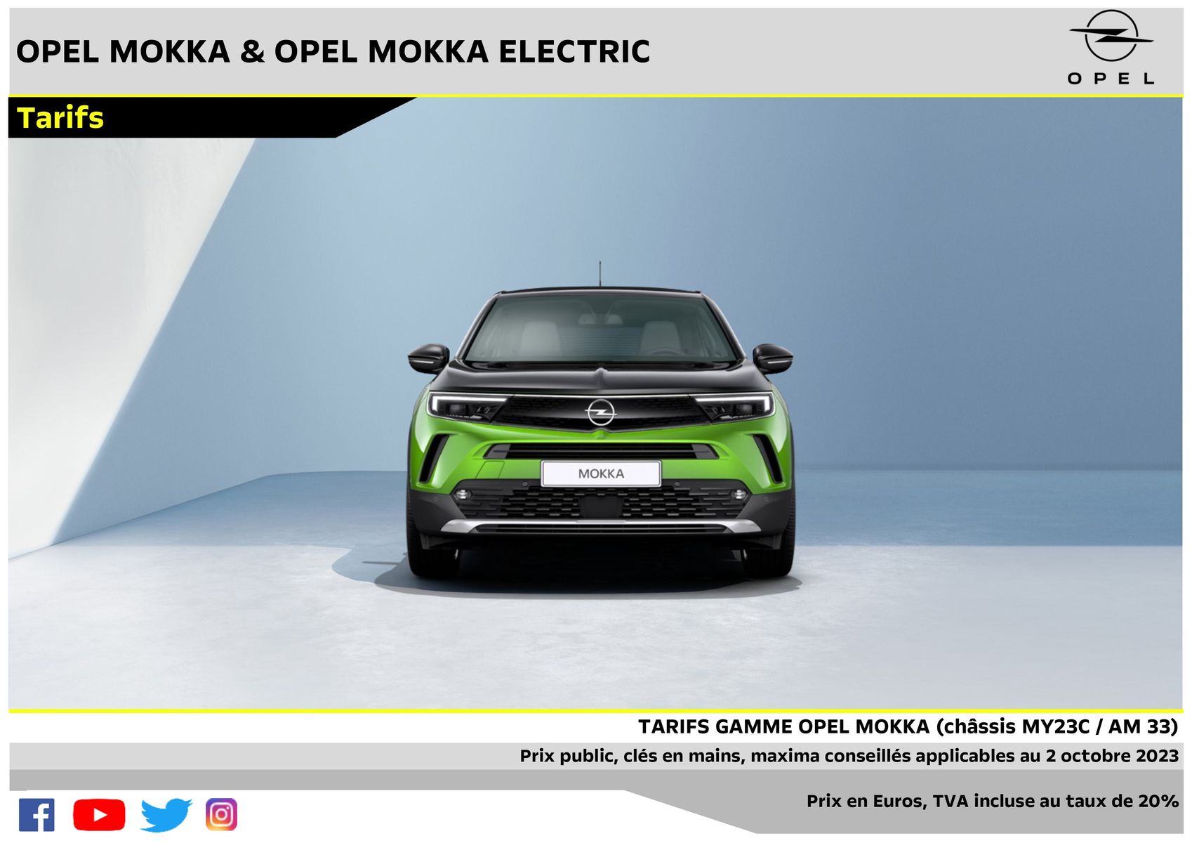 Catalogue Opel Nouveau Mokka, page 00001