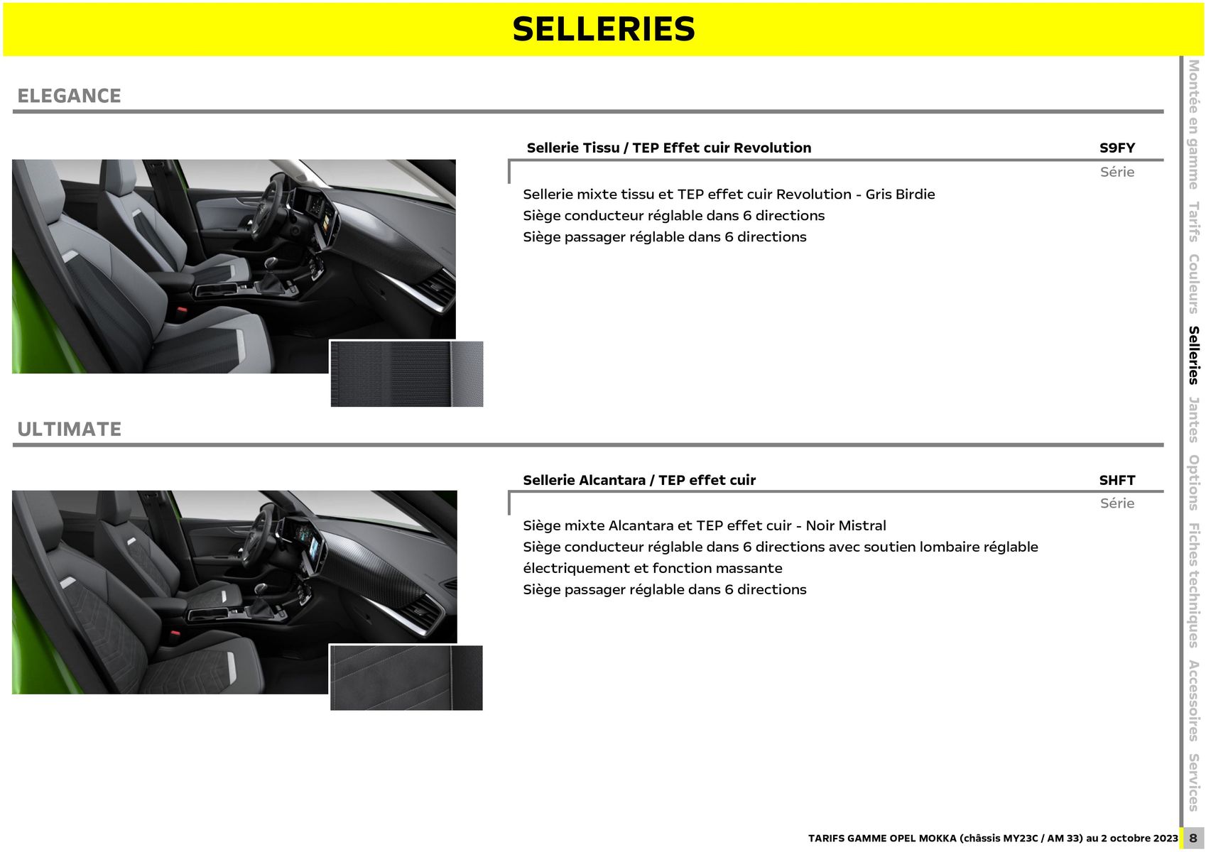 Catalogue Opel Nouveau Mokka, page 00009