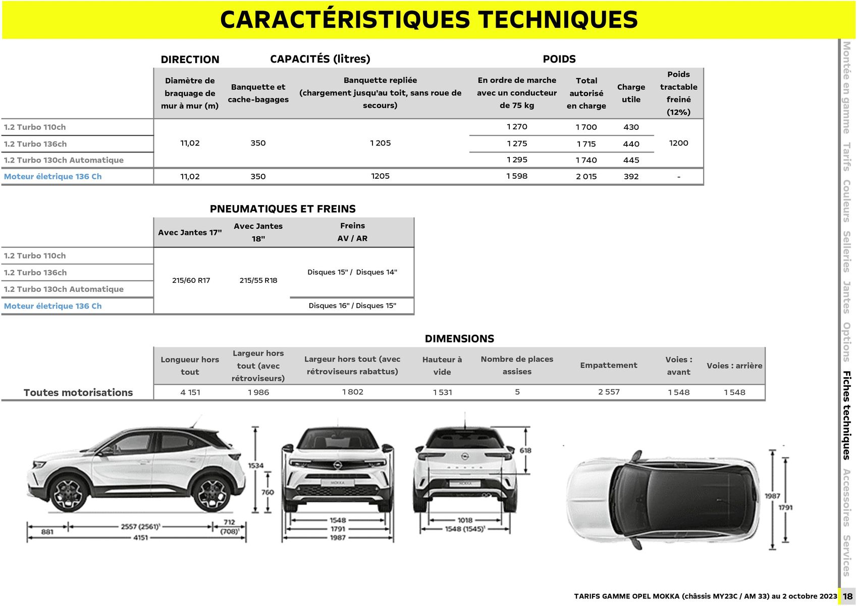 Catalogue Opel Nouveau Mokka, page 00019