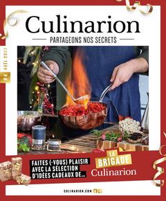 Catalogue Culinarion | DÉCOUVREZ LA SÉLECTION DES MEILLEURS USTENSILES & IDÉES DE CADEAUX | 16/11/2023 - 31/12/2023
