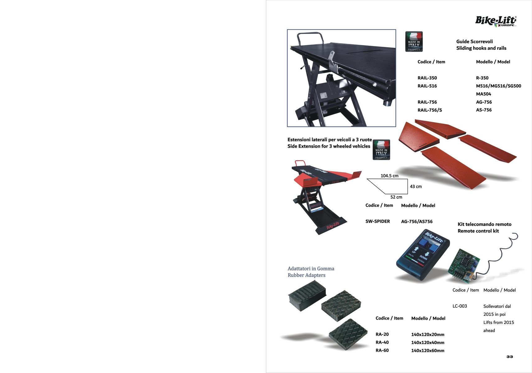 Catalogue BIKE LIFT 2023, page 00033