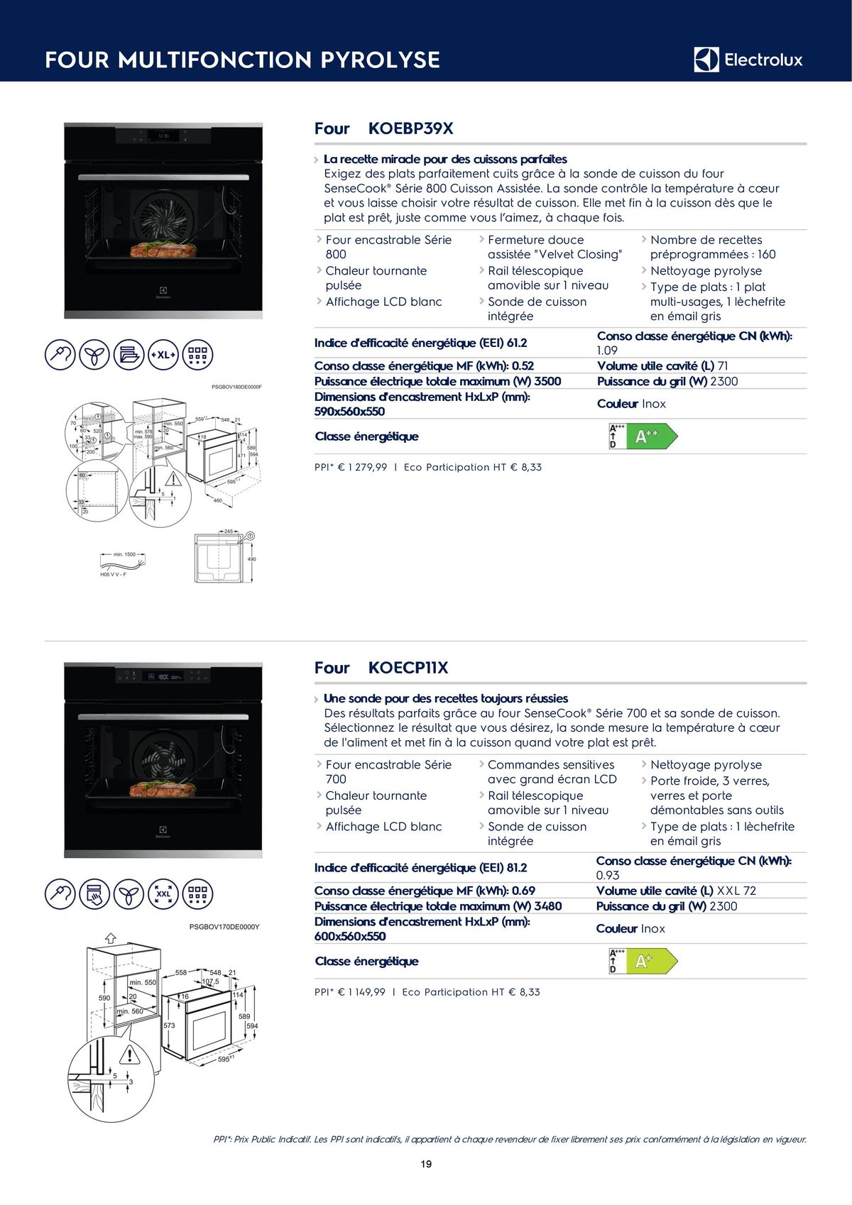 Catalogue Catalogue Electrolux Gamme Cuisinistes 2023, page 00029