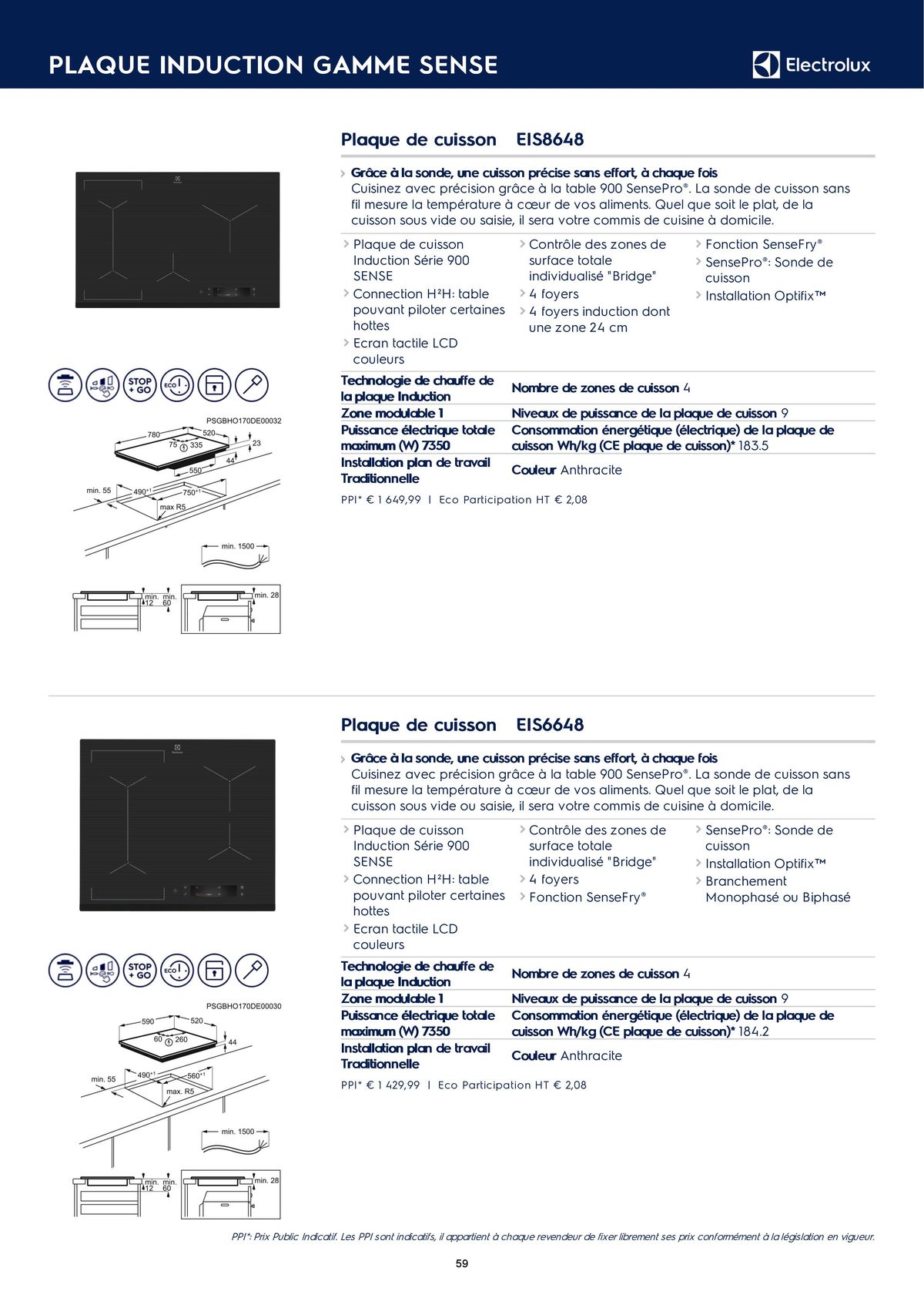 Catalogue Catalogue Electrolux Gamme Cuisinistes 2023, page 00074