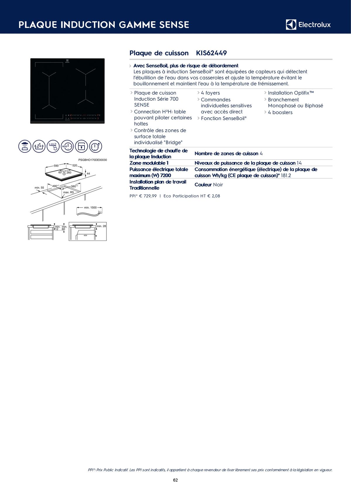 Catalogue Catalogue Electrolux Gamme Cuisinistes 2023, page 00077