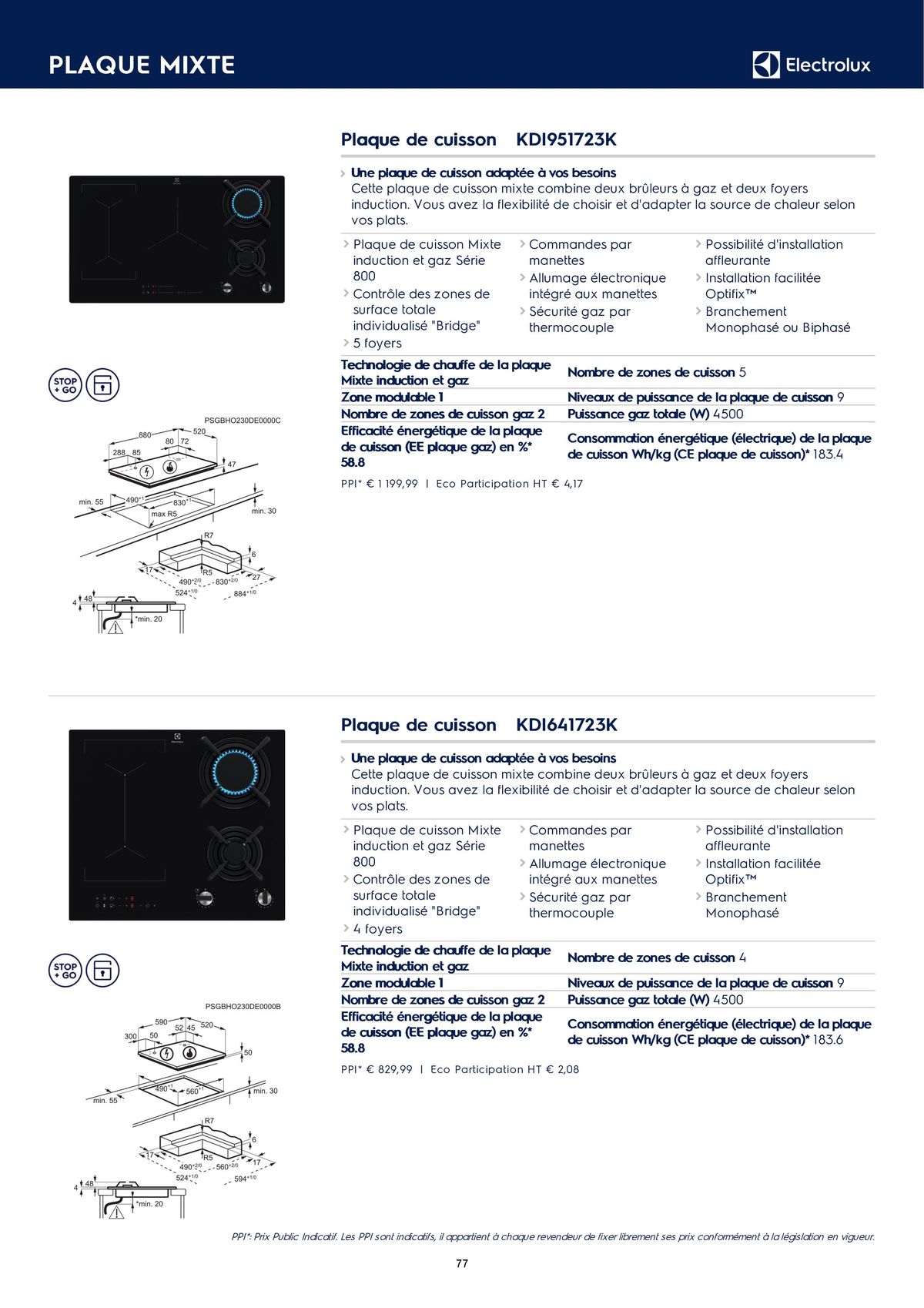 Catalogue Catalogue Electrolux Gamme Cuisinistes 2023, page 00092