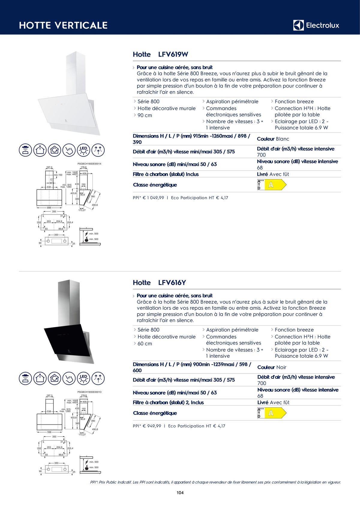 Catalogue Catalogue Electrolux Gamme Cuisinistes 2023, page 00119