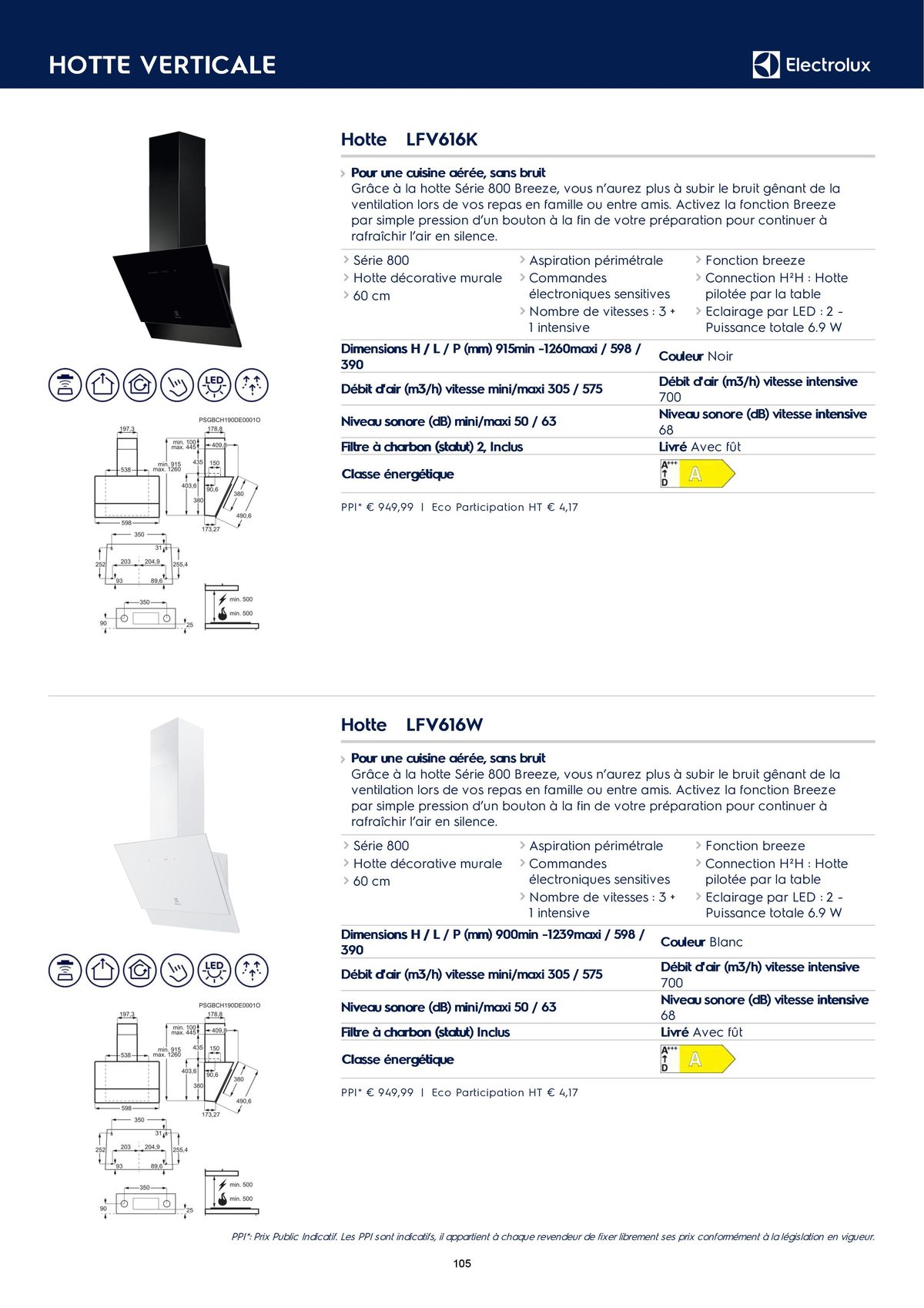 Catalogue Catalogue Electrolux Gamme Cuisinistes 2023, page 00120