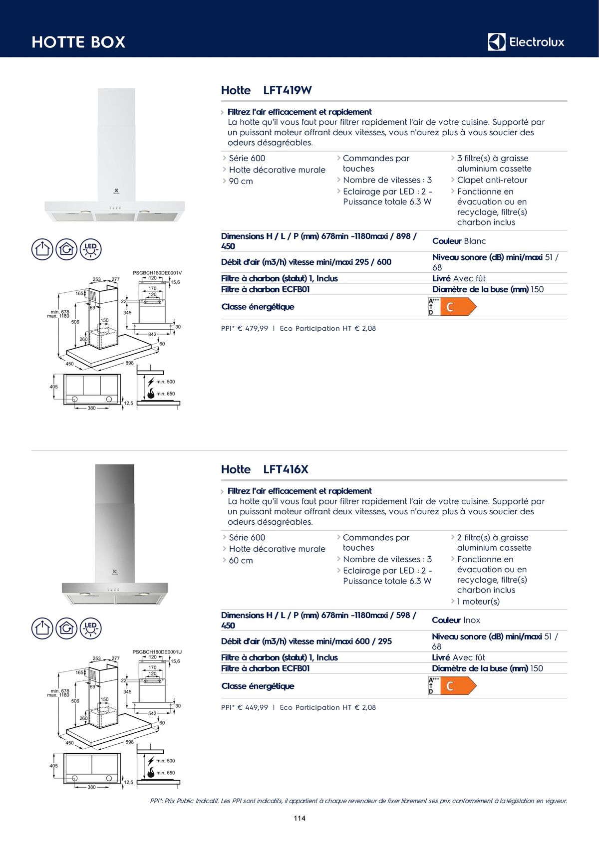 Catalogue Catalogue Electrolux Gamme Cuisinistes 2023, page 00129