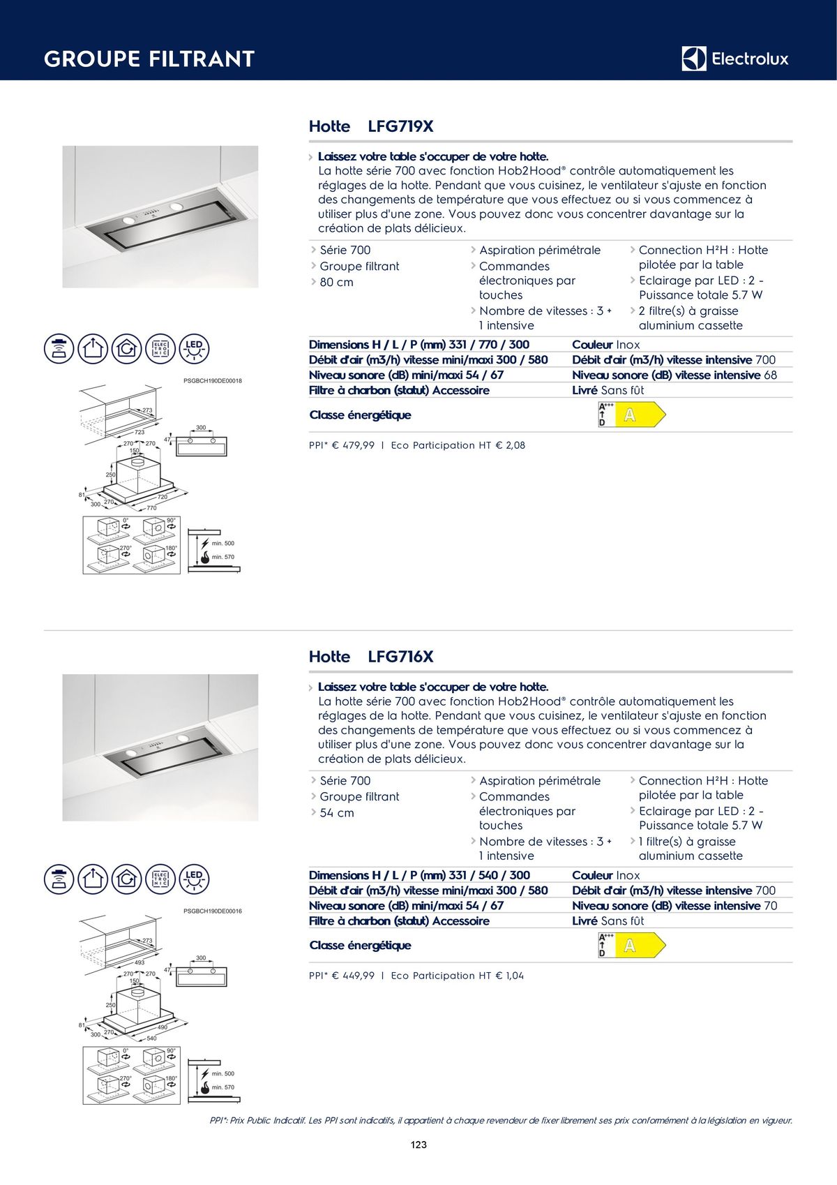 Catalogue Catalogue Electrolux Gamme Cuisinistes 2023, page 00138